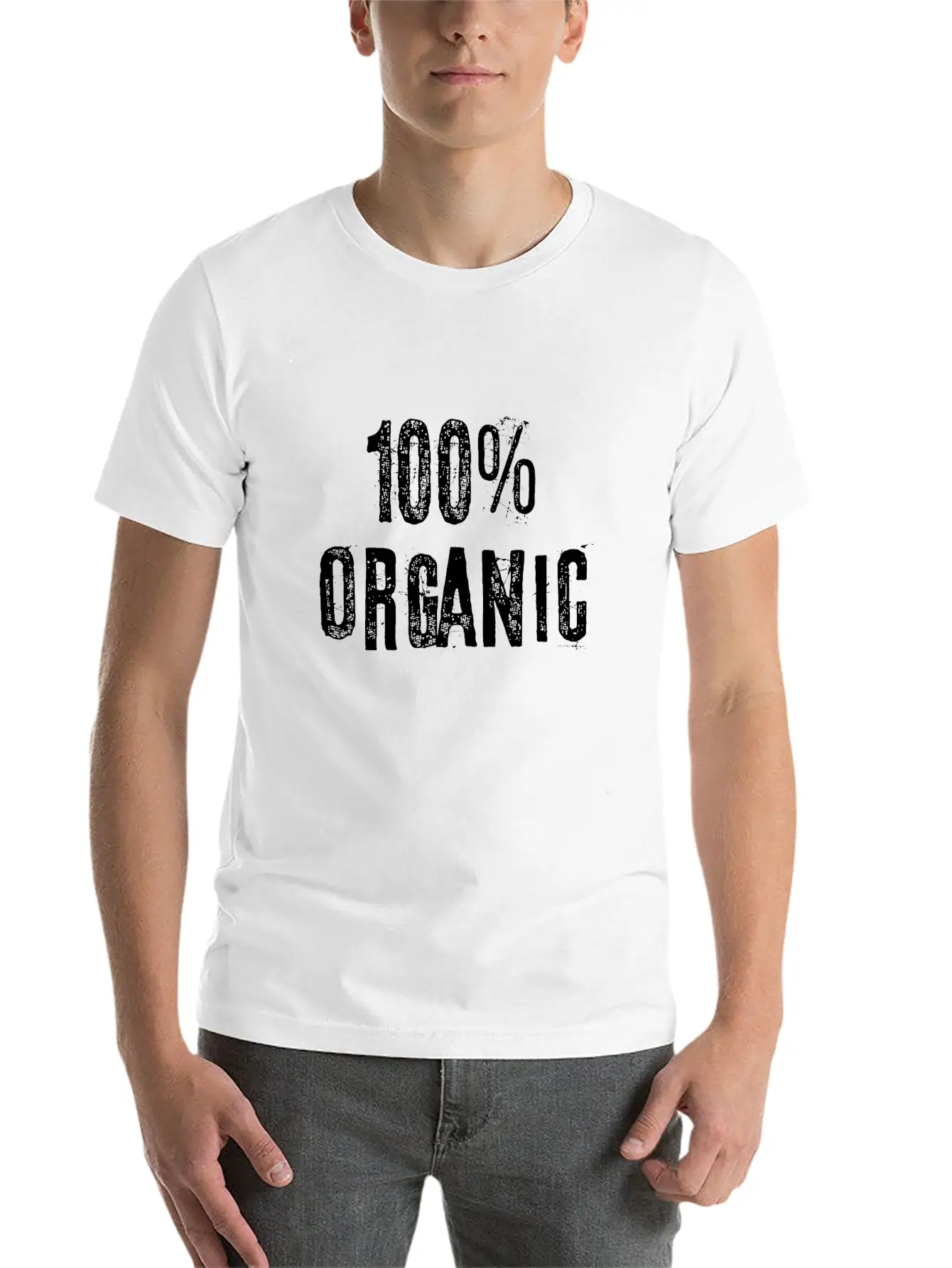 100 Percent Organic Breathable Soft Cotton T-Shirt – Timeless Casual Look