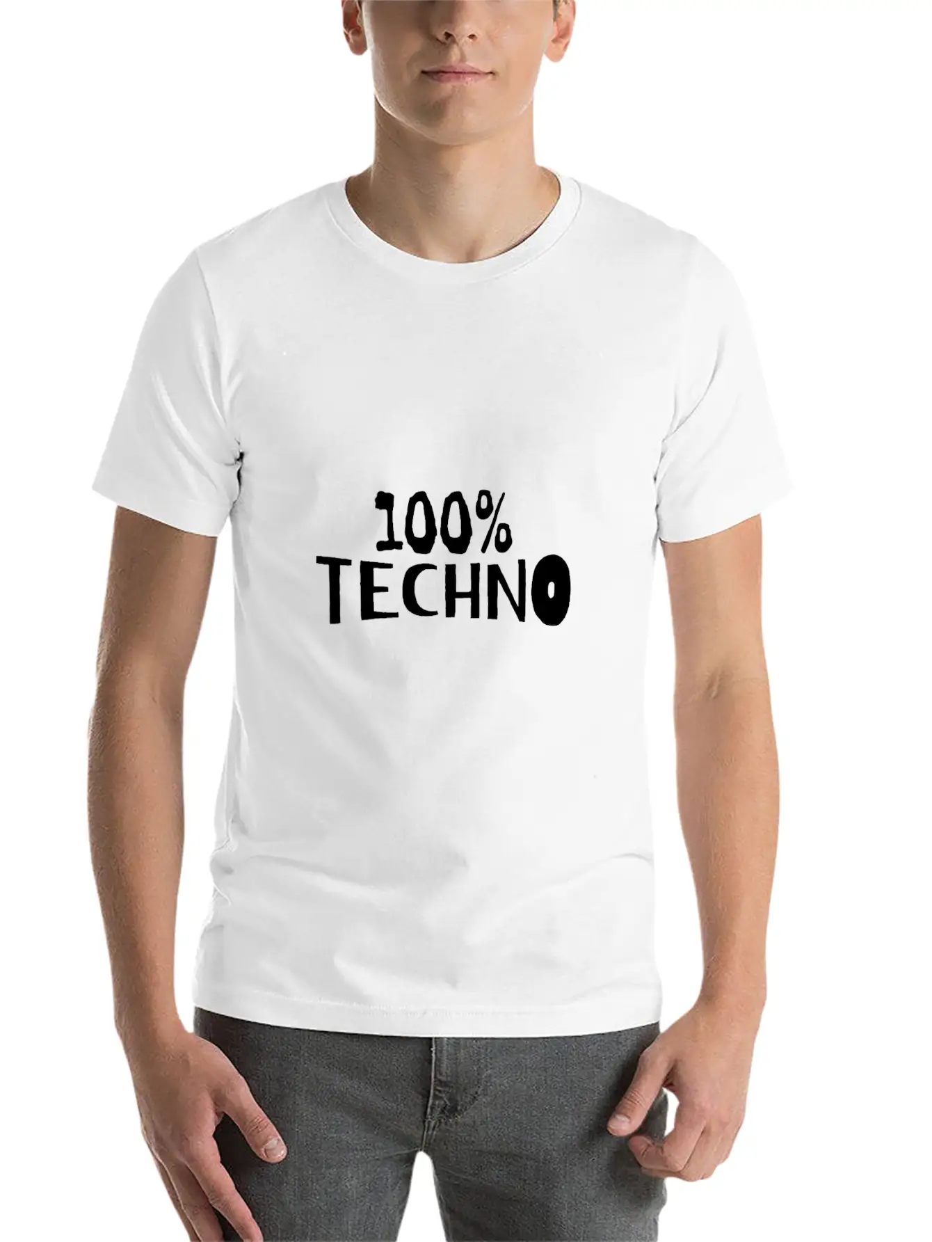 100 Techno Classic Cotton Tee – Unisex Comfort For Any Season
