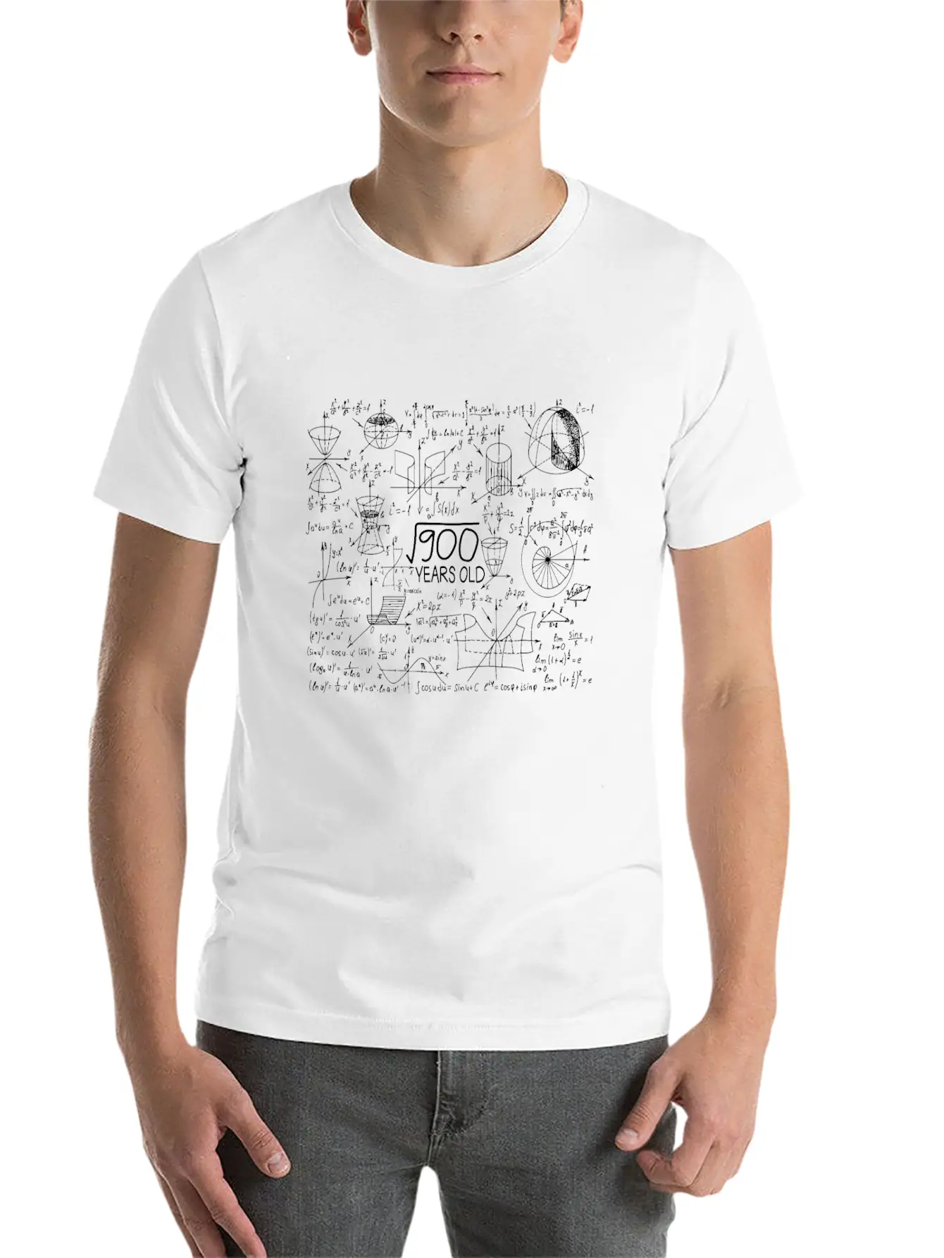 30 Birthday Root From 900 Math Nerd Lightweight Cotton T-Shirt – Daily Comfort Graphic Shirt