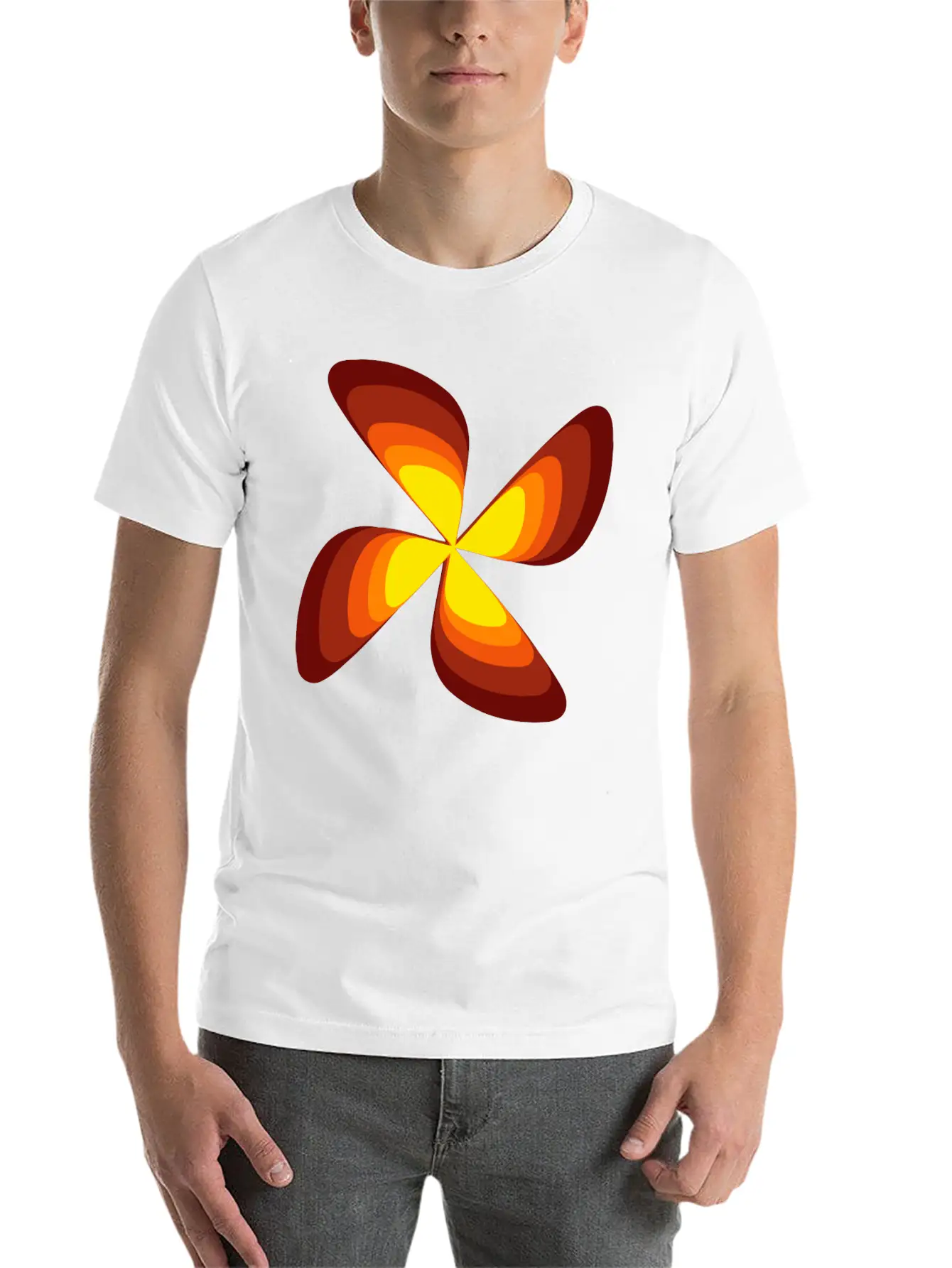 70s Flower Casual Graphic T-Shirt – Simple And Comfortable Daily Wear