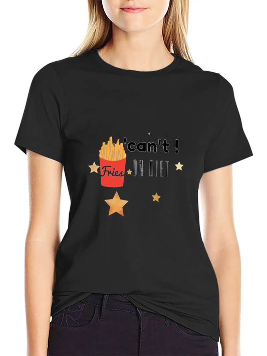 'can't ! On Diet... Soft Cotton Short Sleeve Tee – Unisex Wardrobe Staple