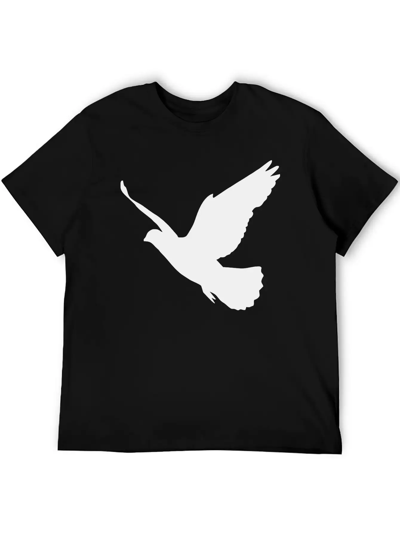 1 Color - Dove Birds Flying Peace Freedom Nature Breathable Soft Cotton T-Shirt – Timeless Casual Look