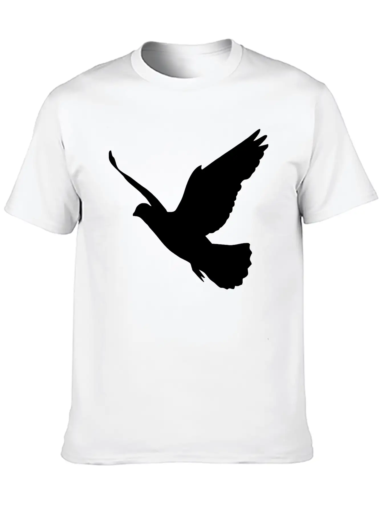 1 Color - Dove Birds Flying Peace Freedom Nature Breathable Soft Cotton T-Shirt – Timeless Casual Look