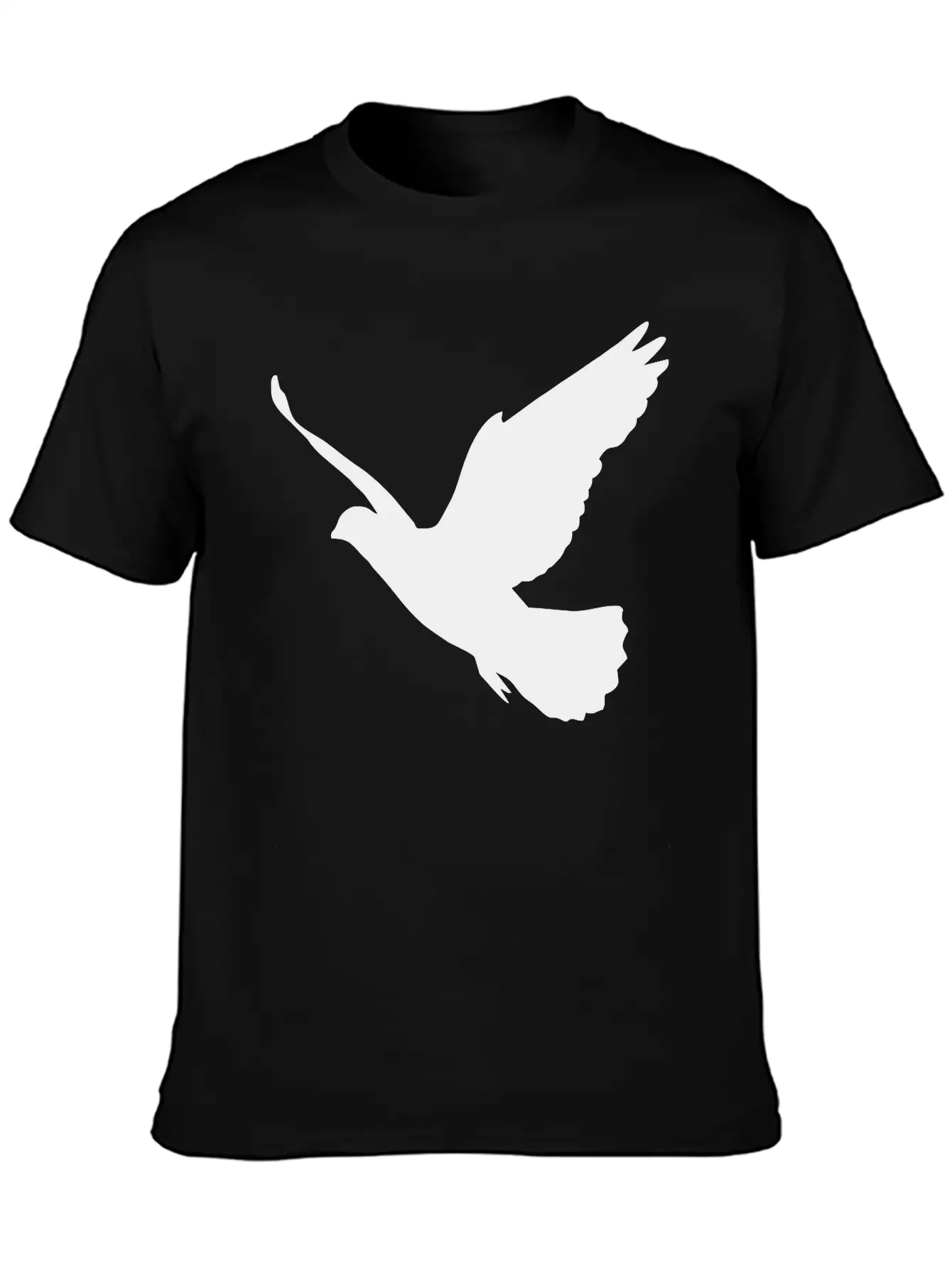 1 Color - Dove Birds Flying Peace Freedom Nature Breathable Soft Cotton T-Shirt – Timeless Casual Look