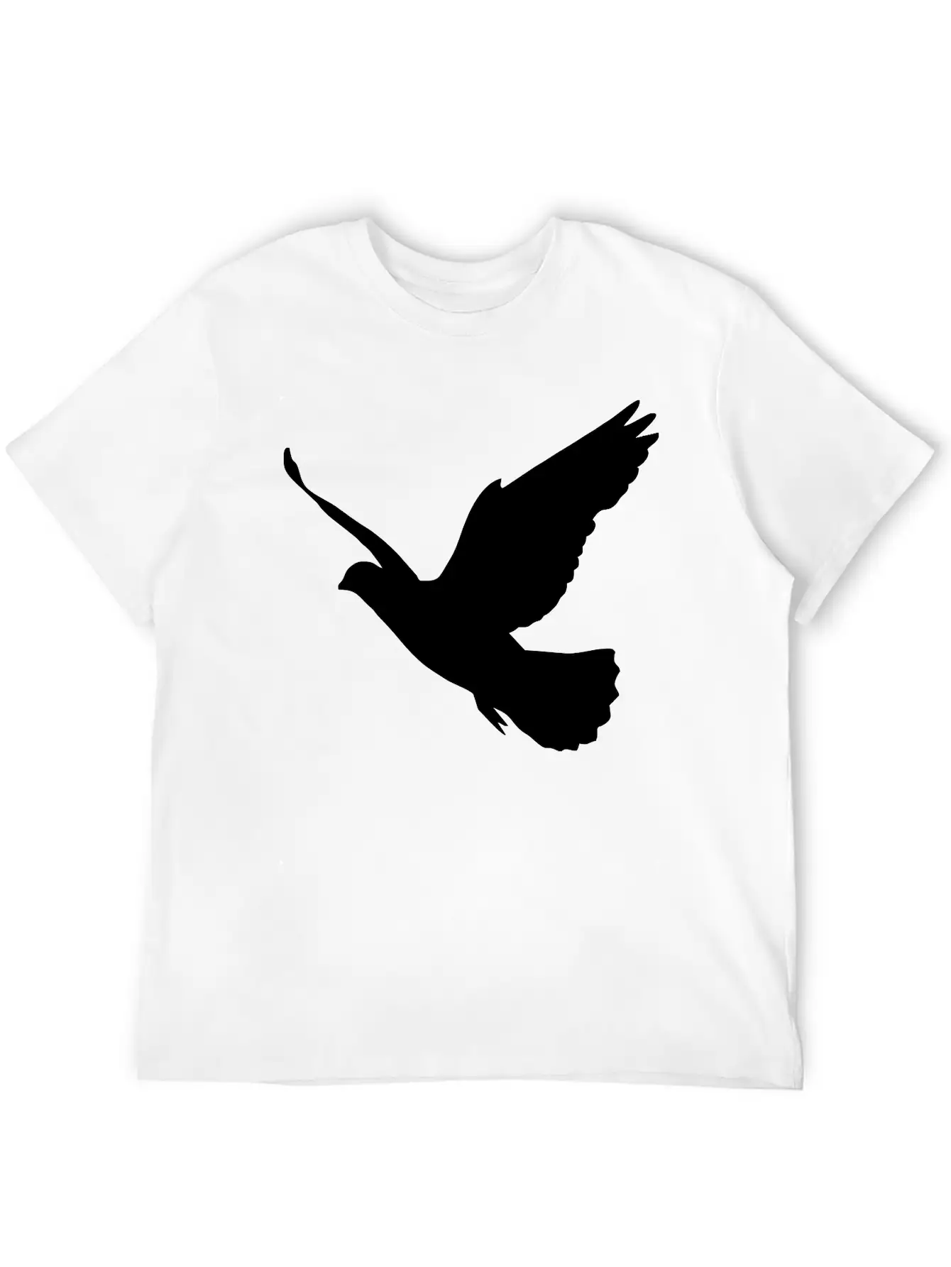 1 Color - Dove Birds Flying Peace Freedom Nature Breathable Soft Cotton T-Shirt – Timeless Casual Look