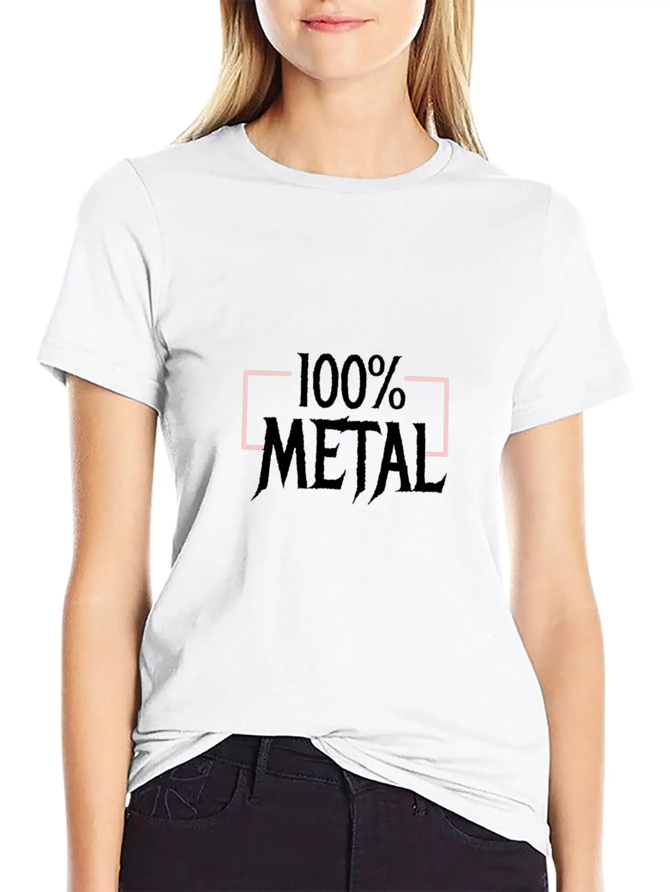 100 Heavy Metal Breathable Soft Cotton T-Shirt – Timeless Casual Look