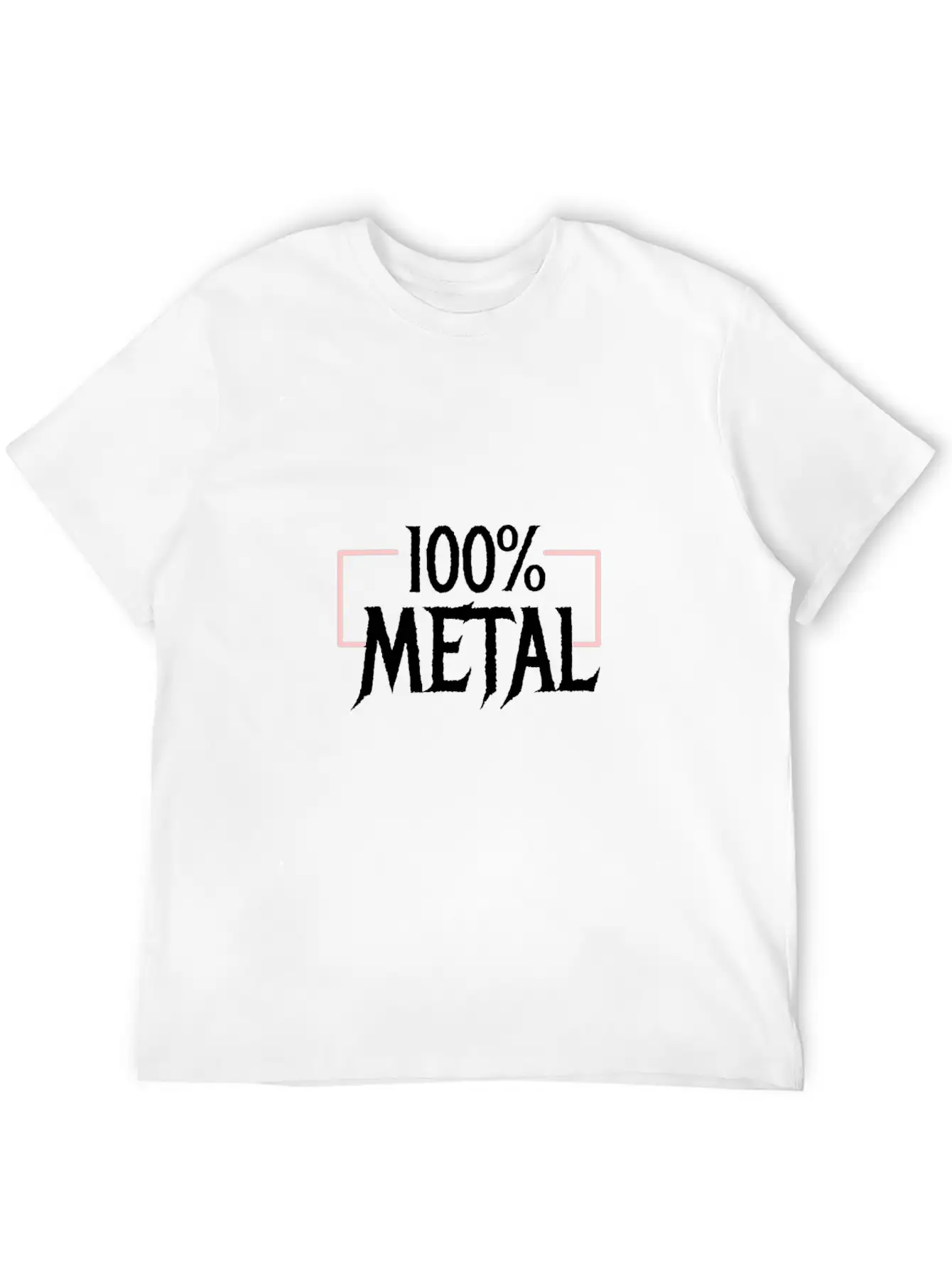 100 Heavy Metal Breathable Soft Cotton T-Shirt – Timeless Casual Look