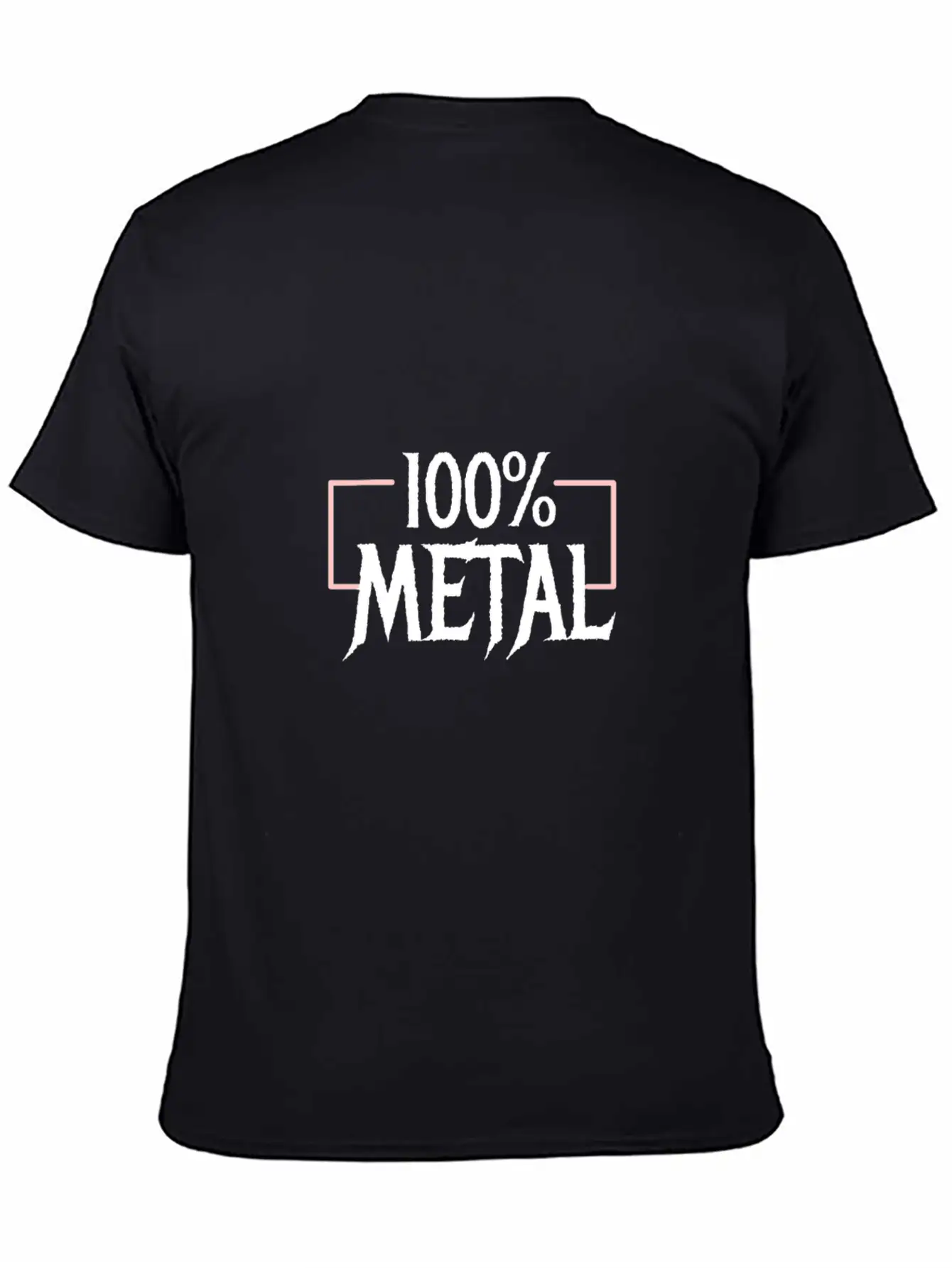 100 Heavy Metal Breathable Soft Cotton T-Shirt – Timeless Casual Look