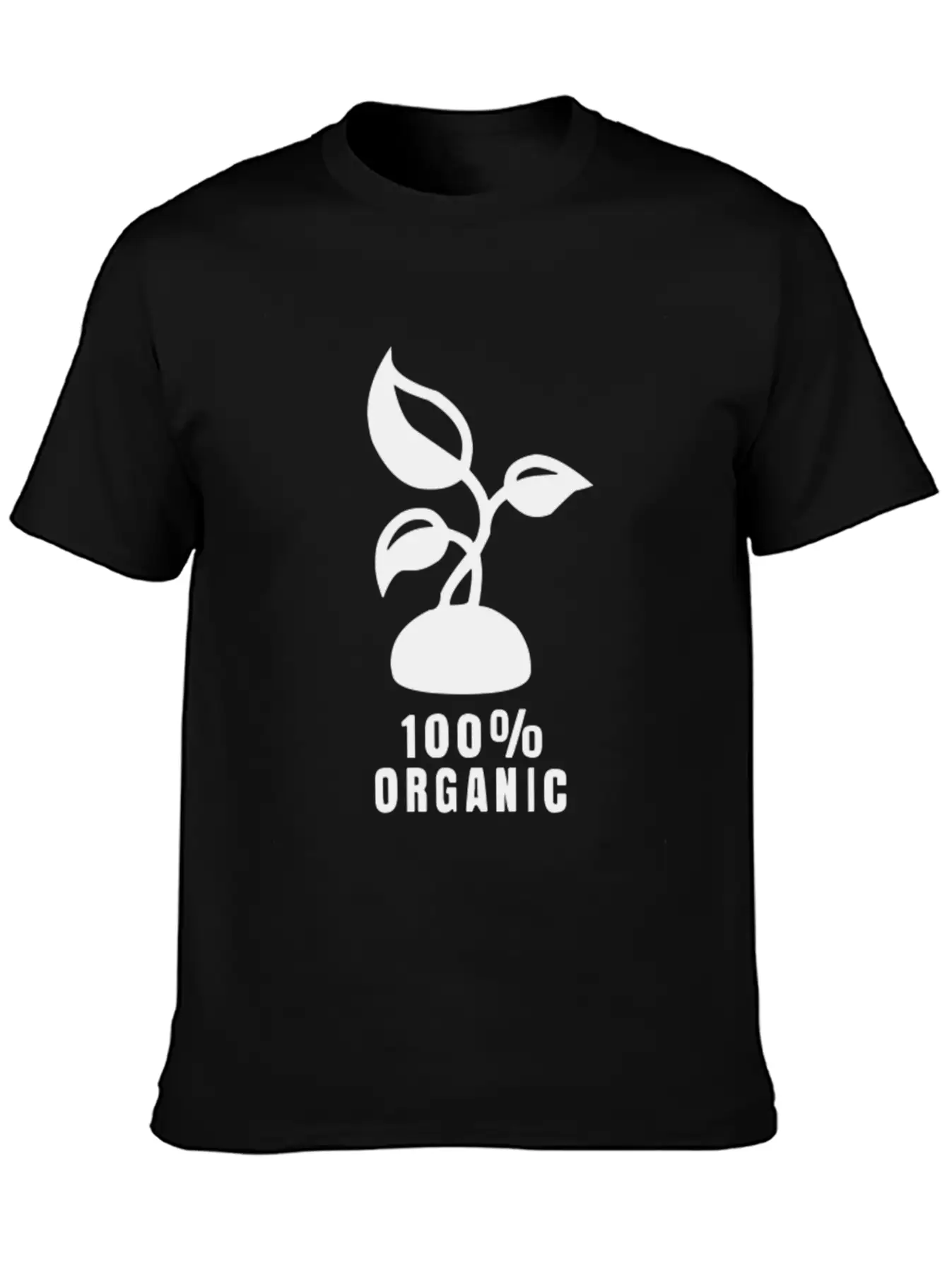 100% Organic Simple Everyday Graphic Tee – Lightweight Summer Wear
