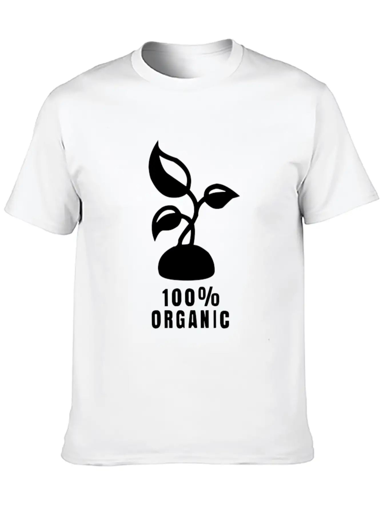 100% Organic Simple Everyday Graphic Tee – Lightweight Summer Wear