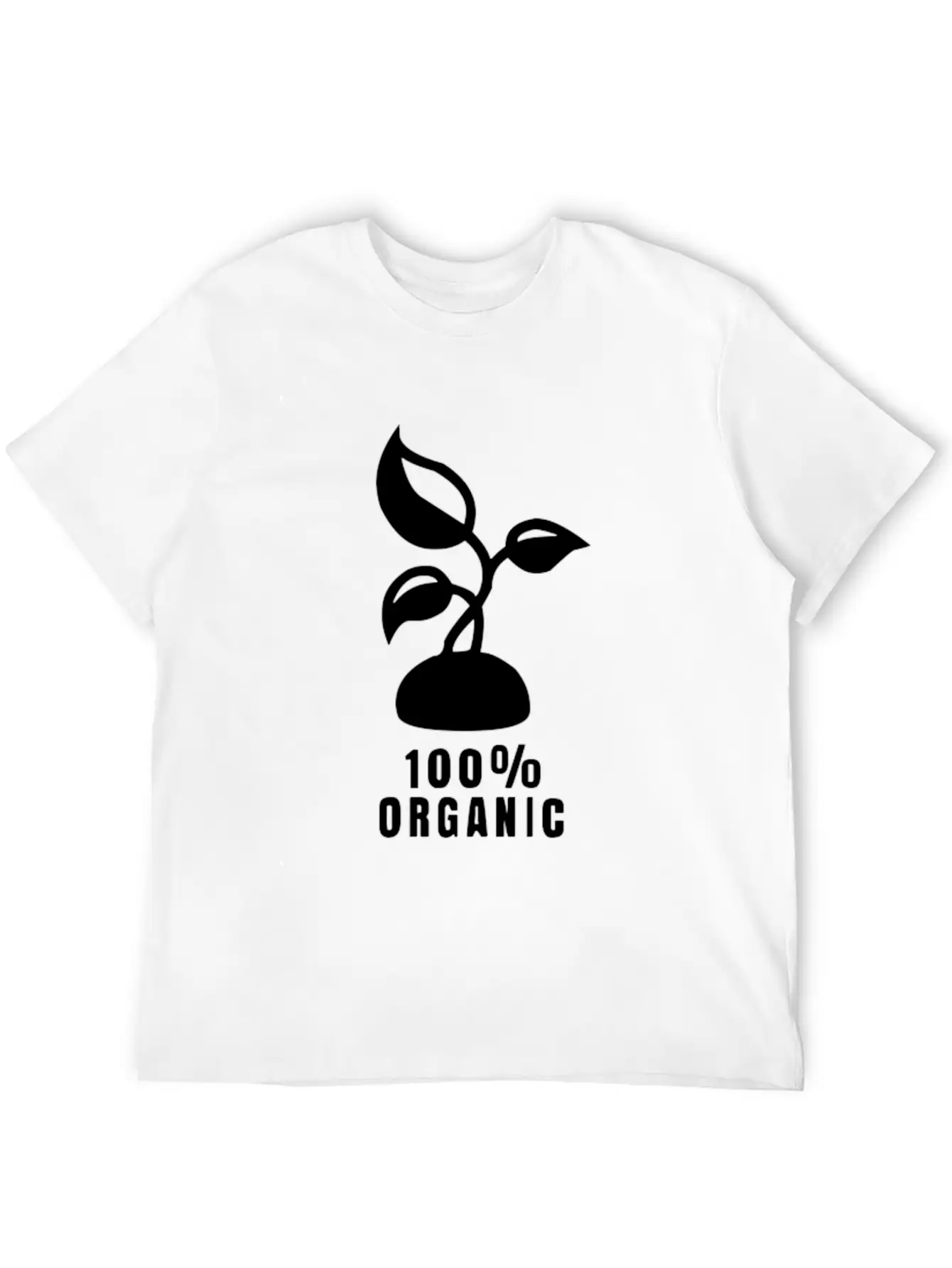 100% Organic Simple Everyday Graphic Tee – Lightweight Summer Wear