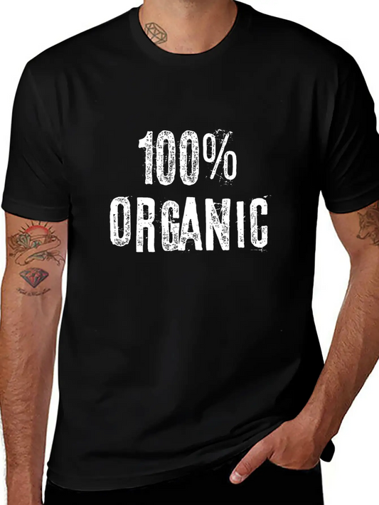 100 Percent Organic Breathable Soft Cotton T-Shirt – Timeless Casual Look