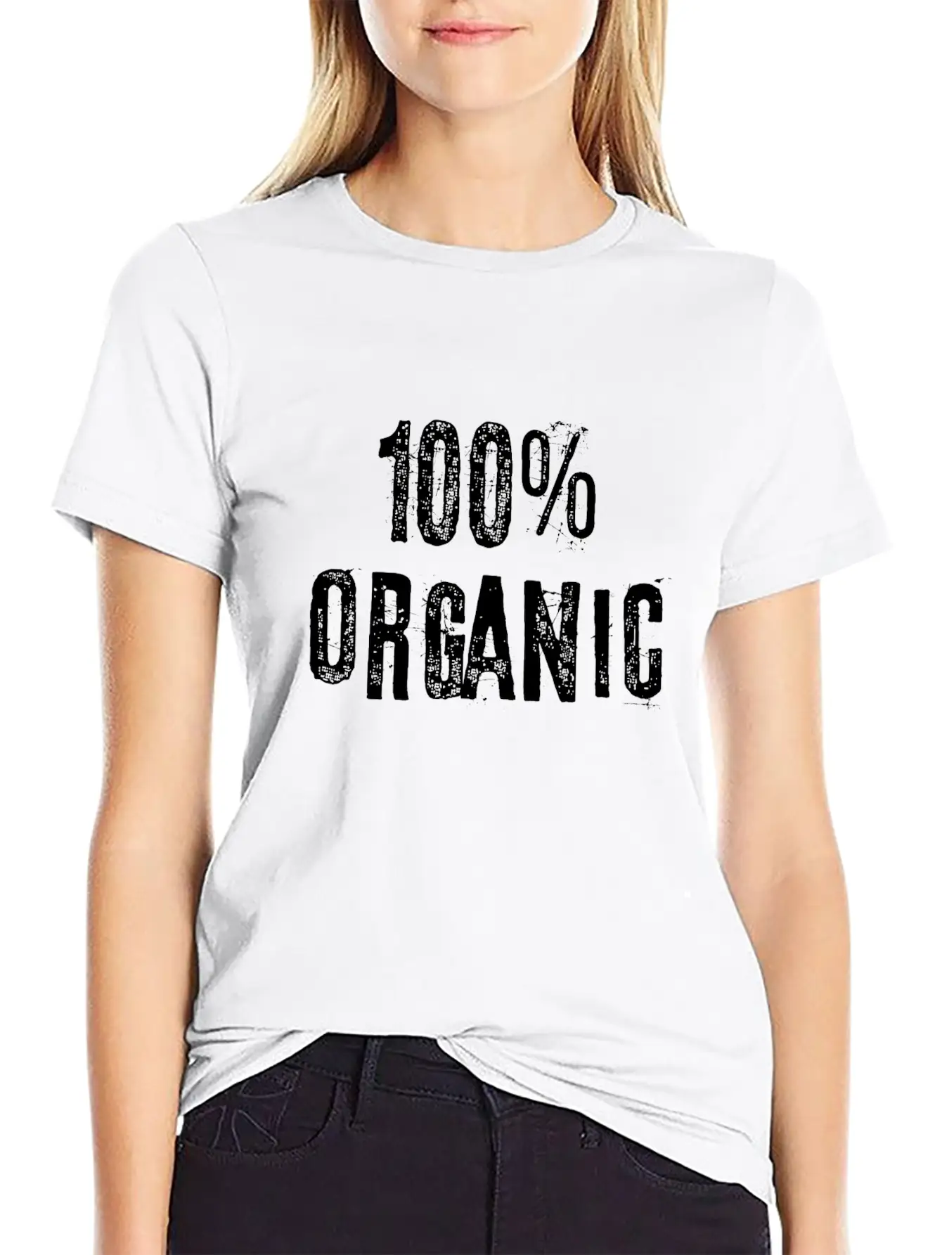 100 Percent Organic Breathable Soft Cotton T-Shirt – Timeless Casual Look