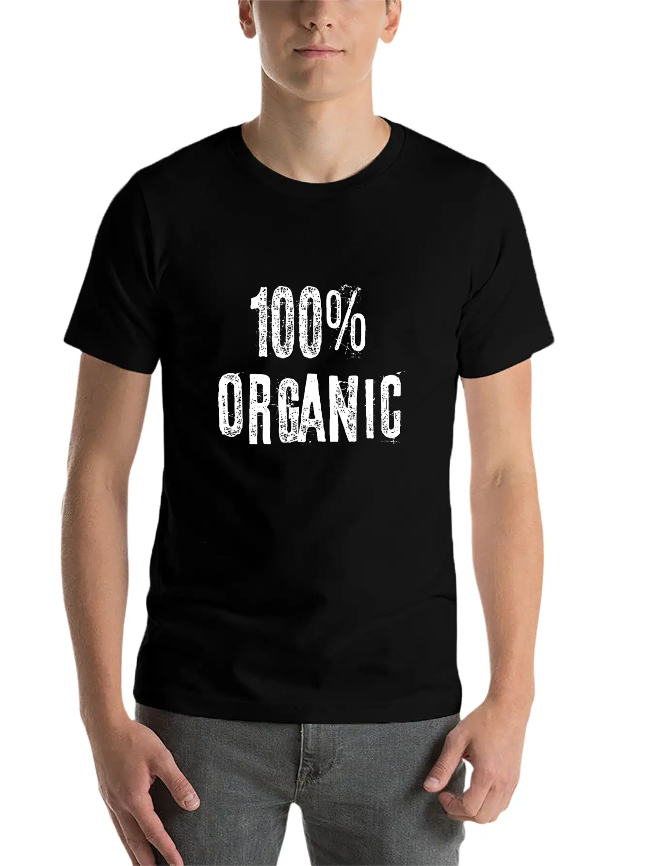 100 Percent Organic Breathable Soft Cotton T-Shirt – Timeless Casual Look