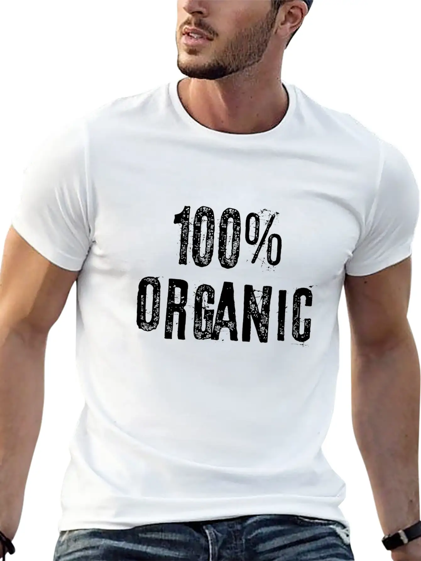 100 Percent Organic Breathable Soft Cotton T-Shirt – Timeless Casual Look