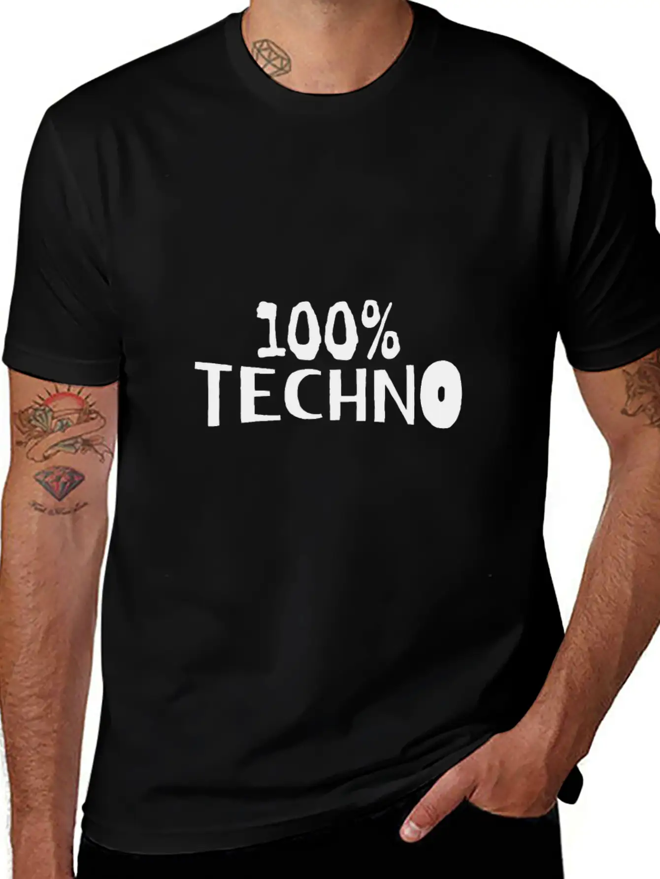 100 Techno Classic Cotton Tee – Unisex Comfort For Any Season