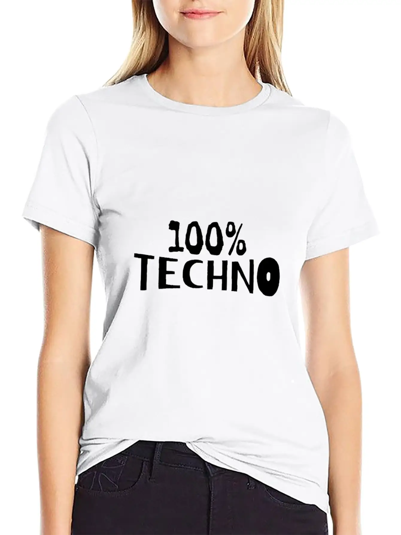 100 Techno Classic Cotton Tee – Unisex Comfort For Any Season