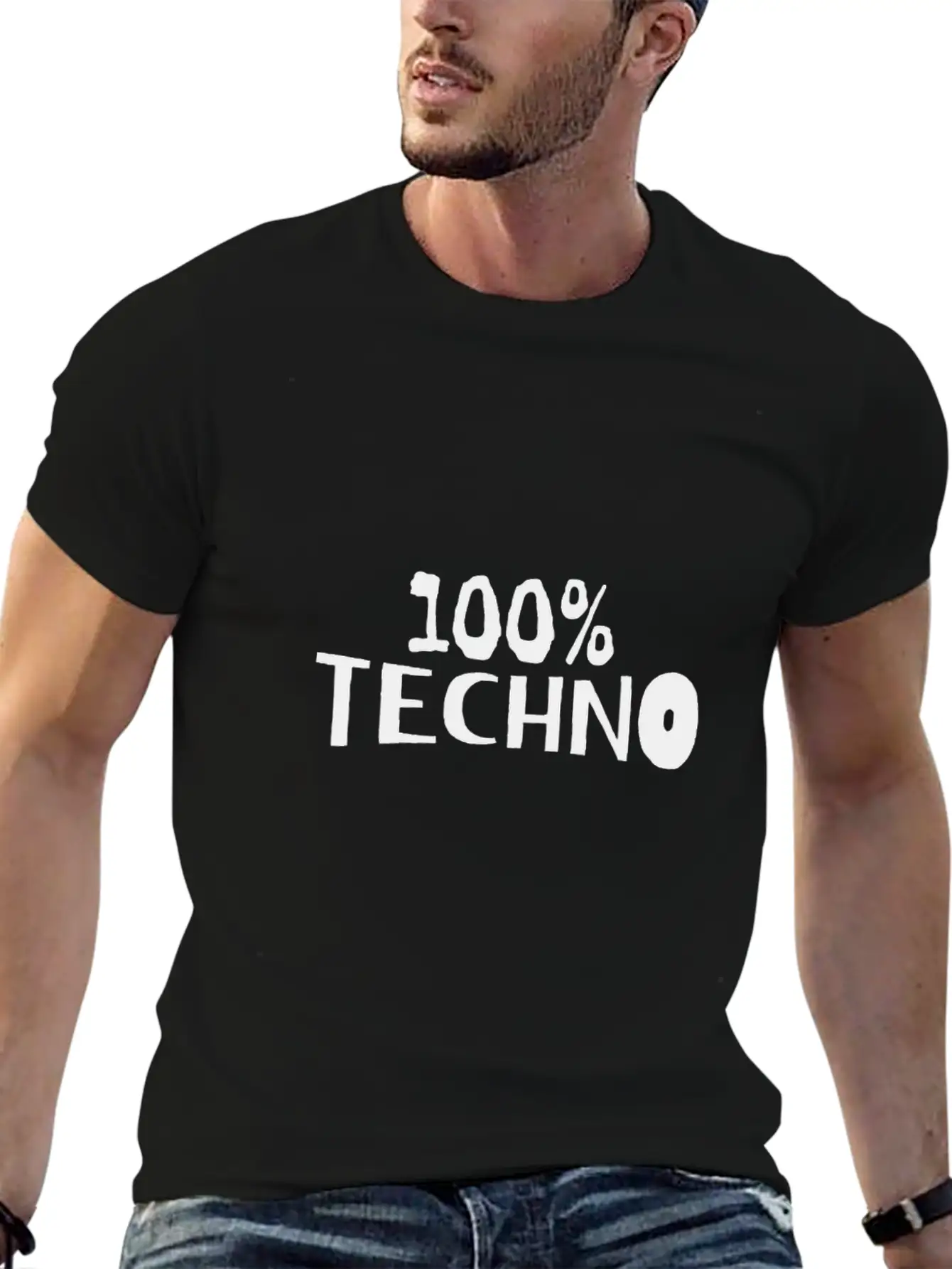 100 Techno Classic Cotton Tee – Unisex Comfort For Any Season