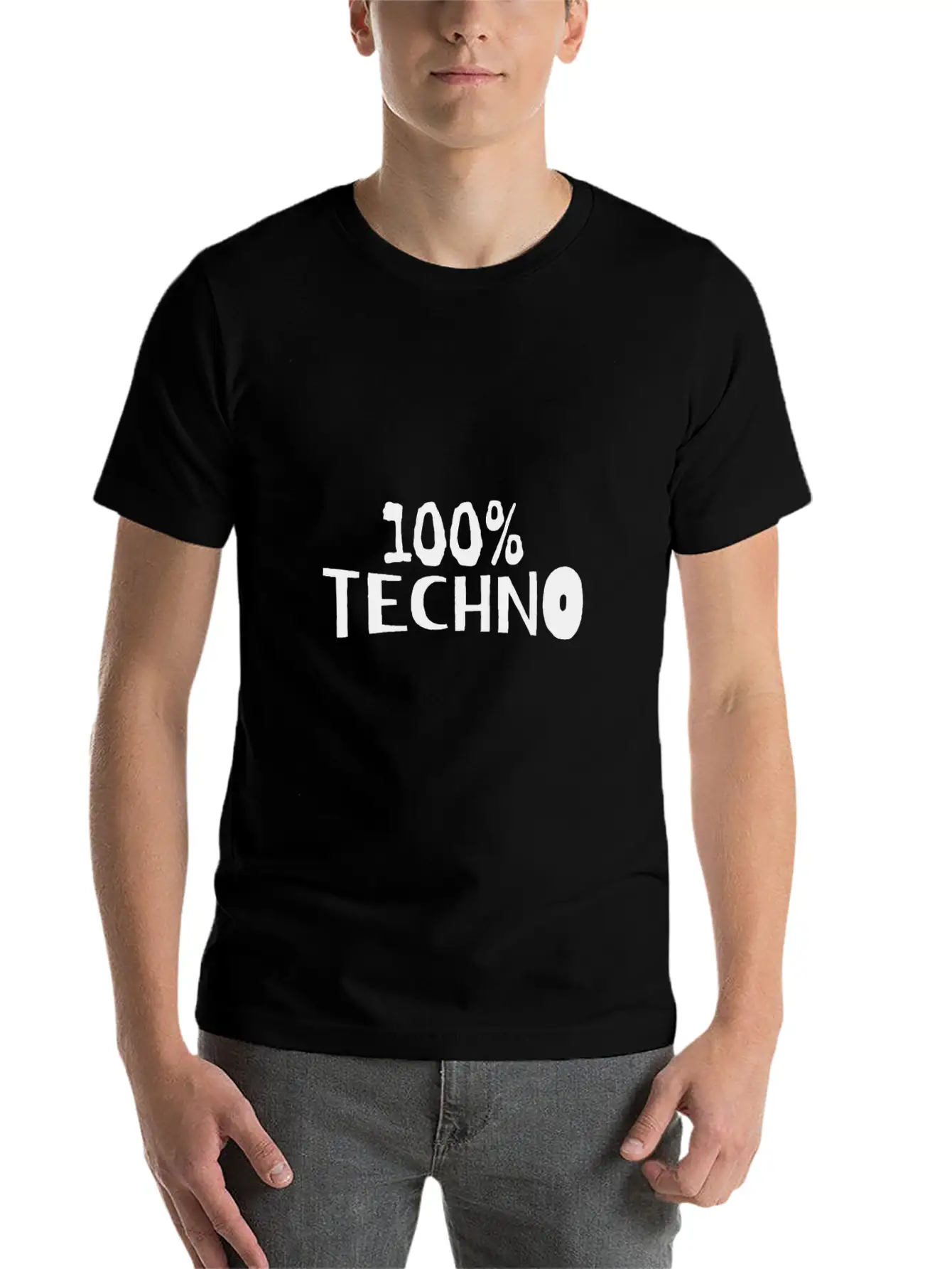 100 Techno Classic Cotton Tee – Unisex Comfort For Any Season