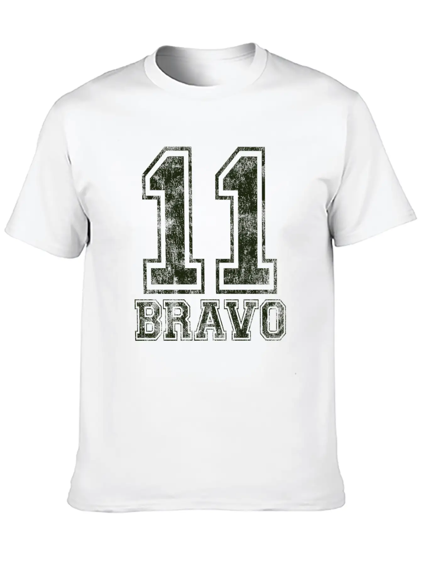 11 Bravo - US Infantry Product - U.S. Military Essential Unisex Summer Tee – Soft Cotton Casual Fit