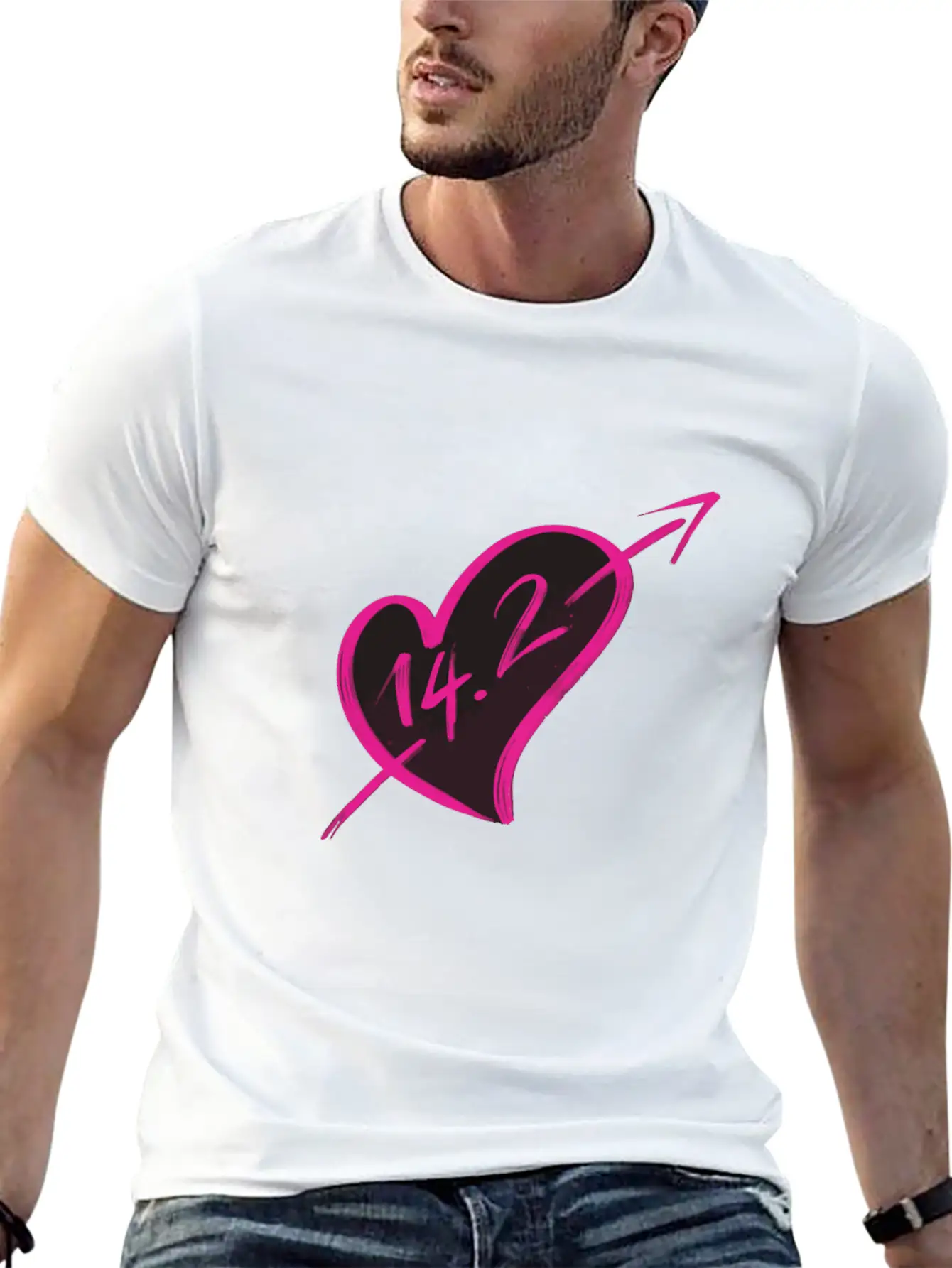 14-2 Valentines Unisex Short Sleeve Soft Cotton T-Shirt – Casual Everyday Wear