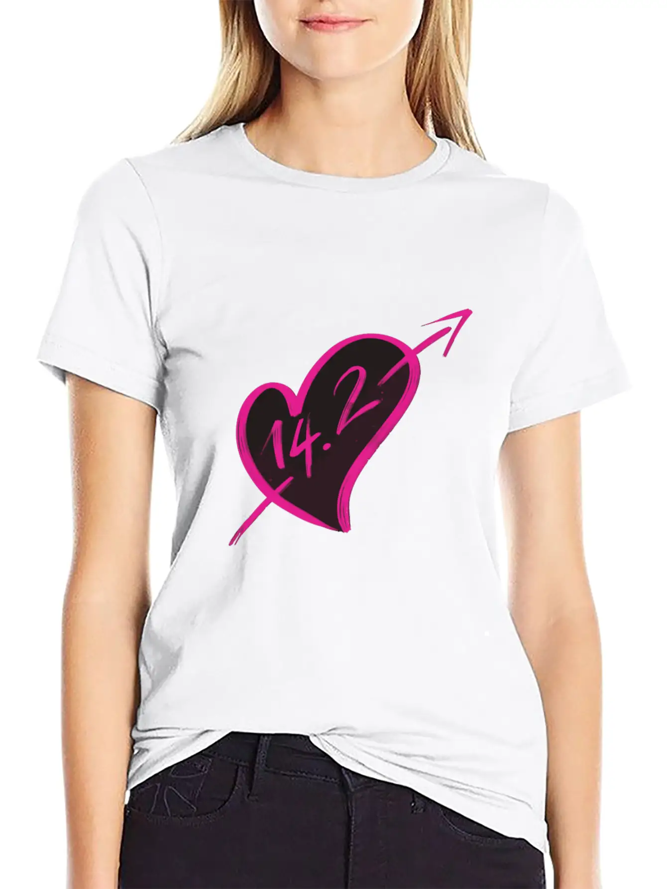 14-2 Valentines Unisex Short Sleeve Soft Cotton T-Shirt – Casual Everyday Wear