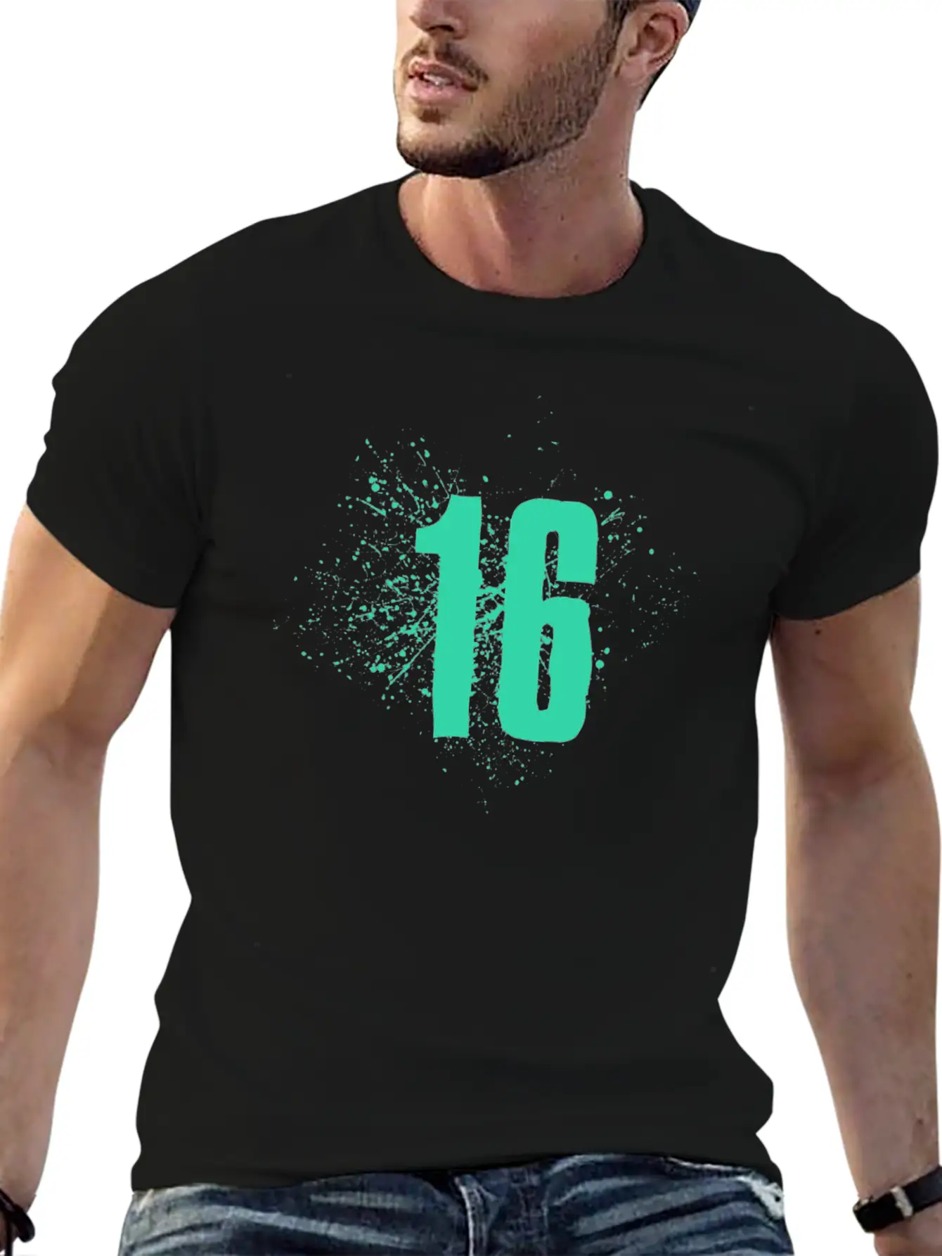 16 Unisex Cotton Tee – Relaxed Fit For Any Occasion