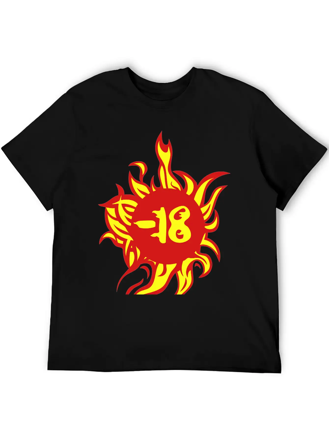 18 Years Forbidden Flame Essential Unisex Summer Tee – Soft Cotton Casual Fit