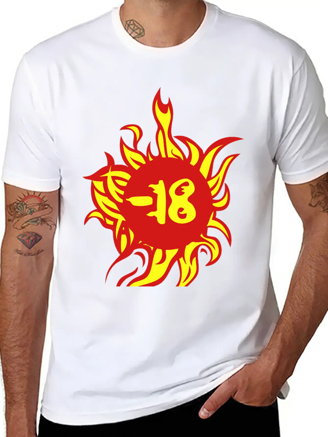 18 Years Forbidden Flame Essential Unisex Summer Tee – Soft Cotton Casual Fit