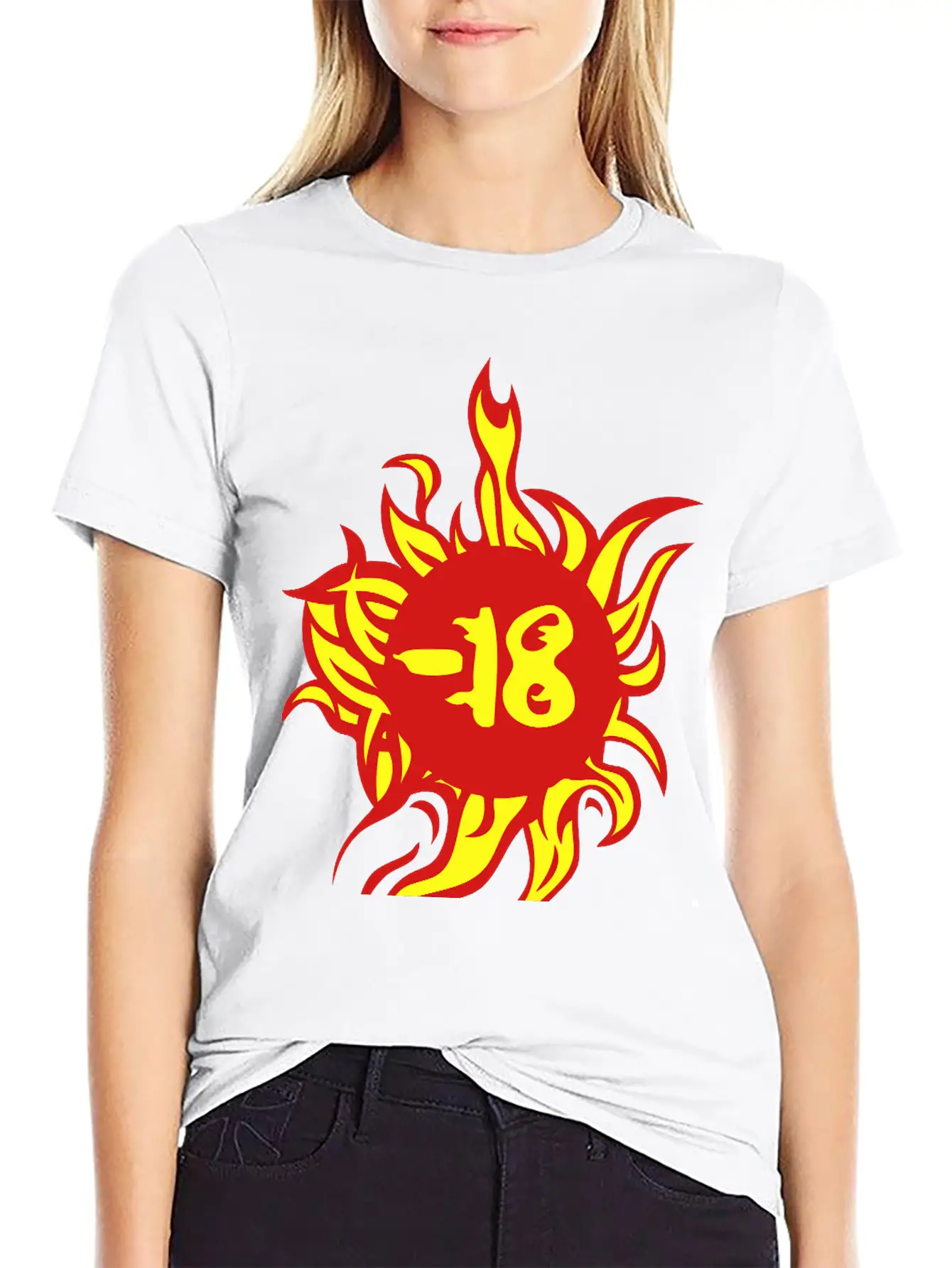 18 Years Forbidden Flame Essential Unisex Summer Tee – Soft Cotton Casual Fit
