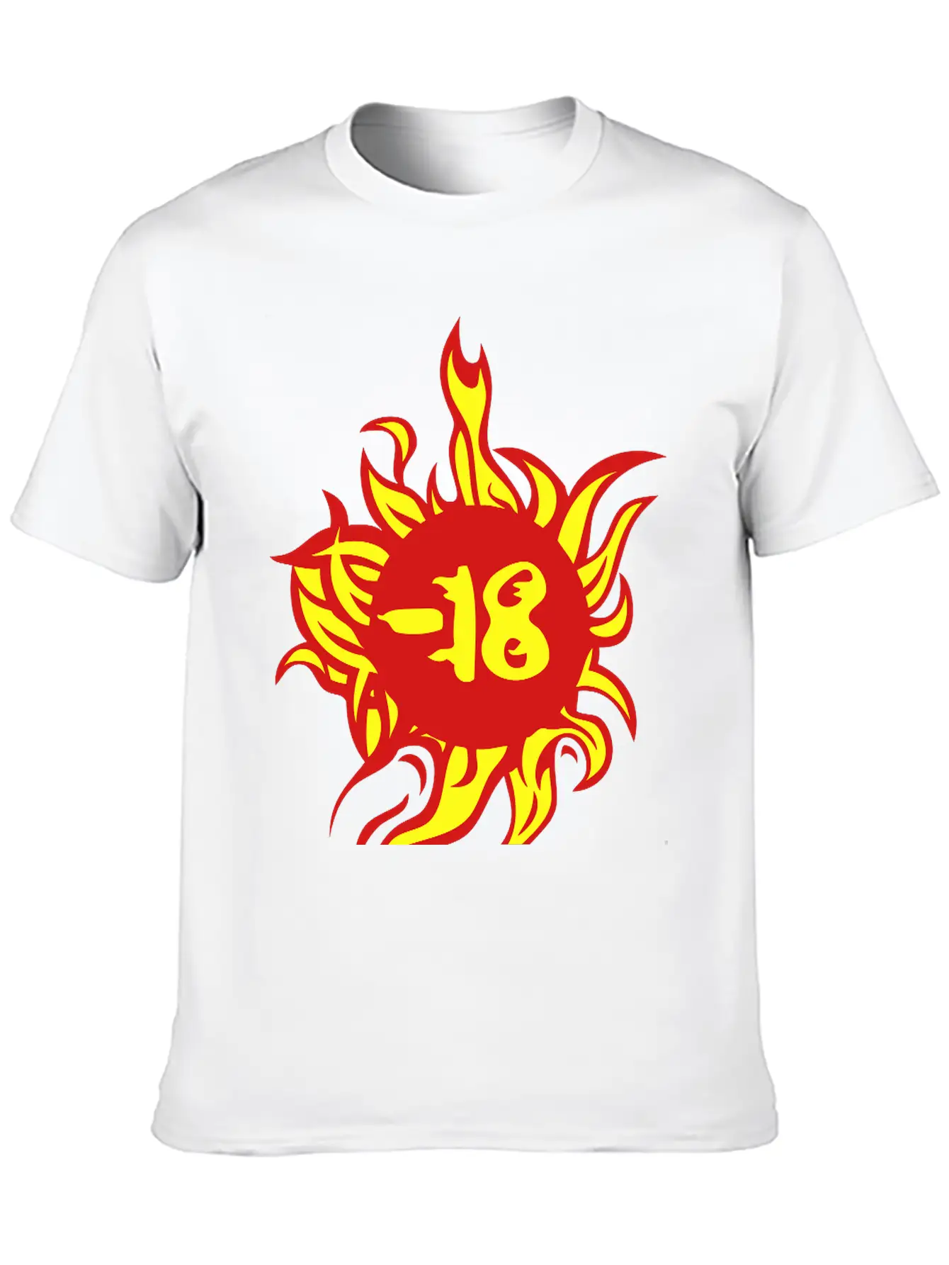 18 Years Forbidden Flame Essential Unisex Summer Tee – Soft Cotton Casual Fit