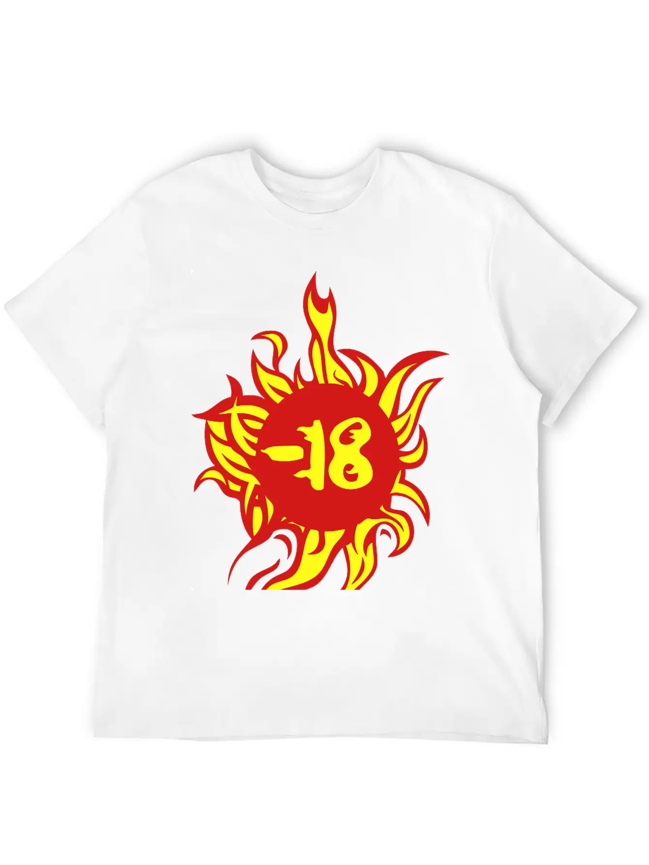 18 Years Forbidden Flame Essential Unisex Summer Tee – Soft Cotton Casual Fit
