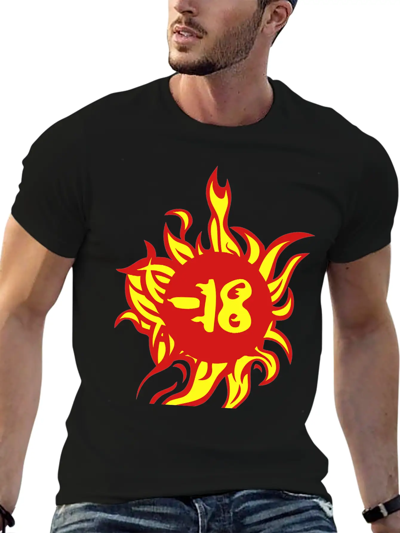 18 Years Forbidden Flame Essential Unisex Summer Tee – Soft Cotton Casual Fit