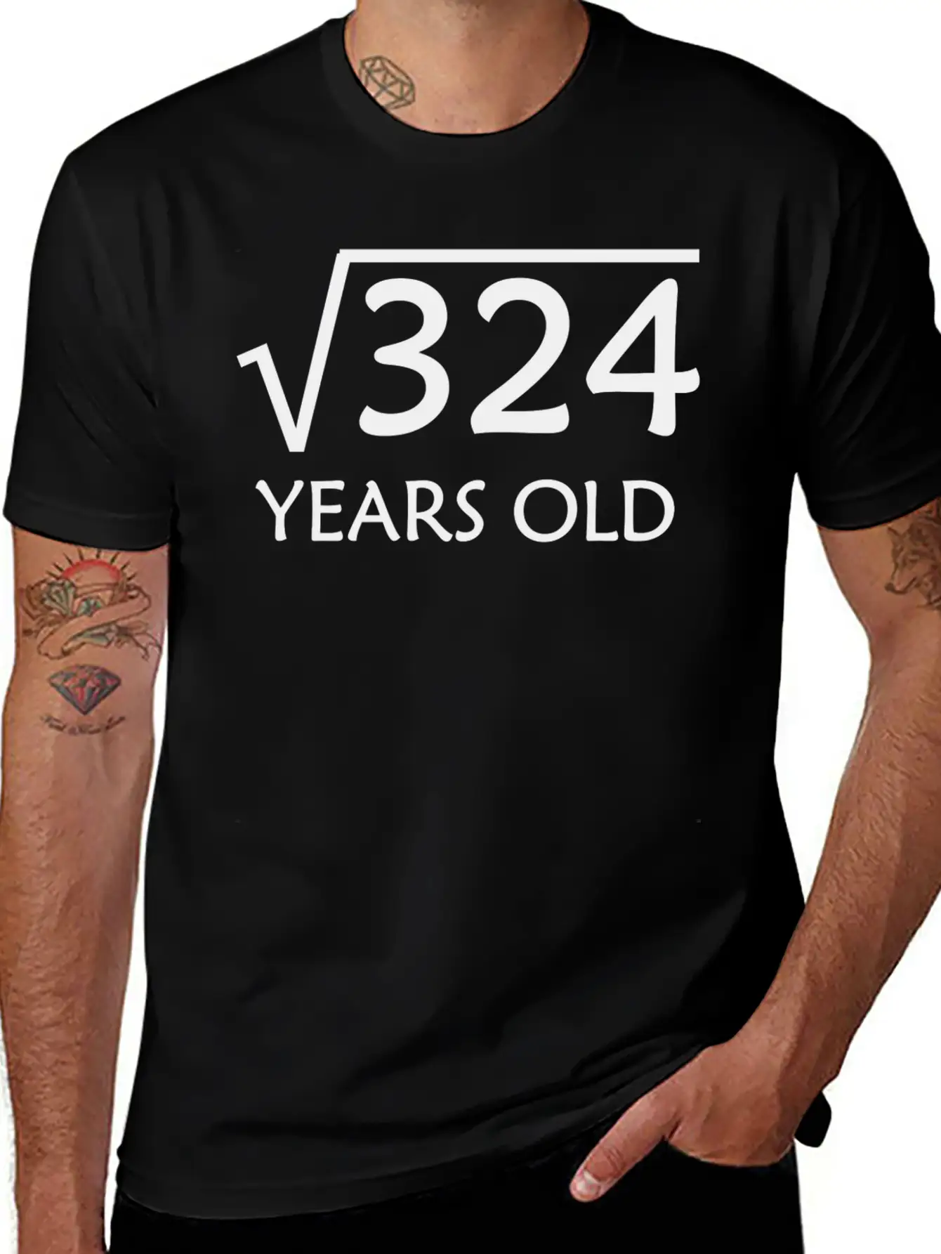 18Th Birthday Shirt Square Root Of 324 - 18 Years Soft Cotton Short Sleeve Tee – Unisex Wardrobe Staple
