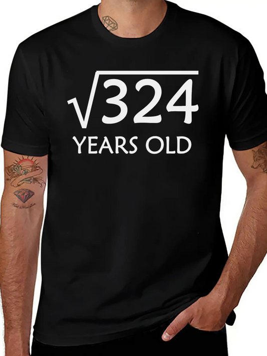 18Th Birthday Shirt Square Root Of 324 - 18 Years Soft Cotton Short Sleeve Tee – Unisex Wardrobe Staple