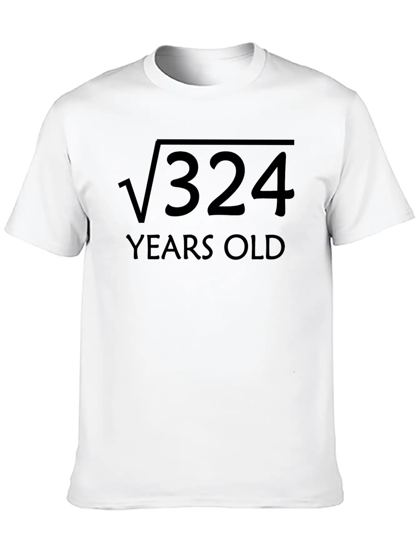 18Th Birthday Shirt Square Root Of 324 - 18 Years Soft Cotton Short Sleeve Tee – Unisex Wardrobe Staple