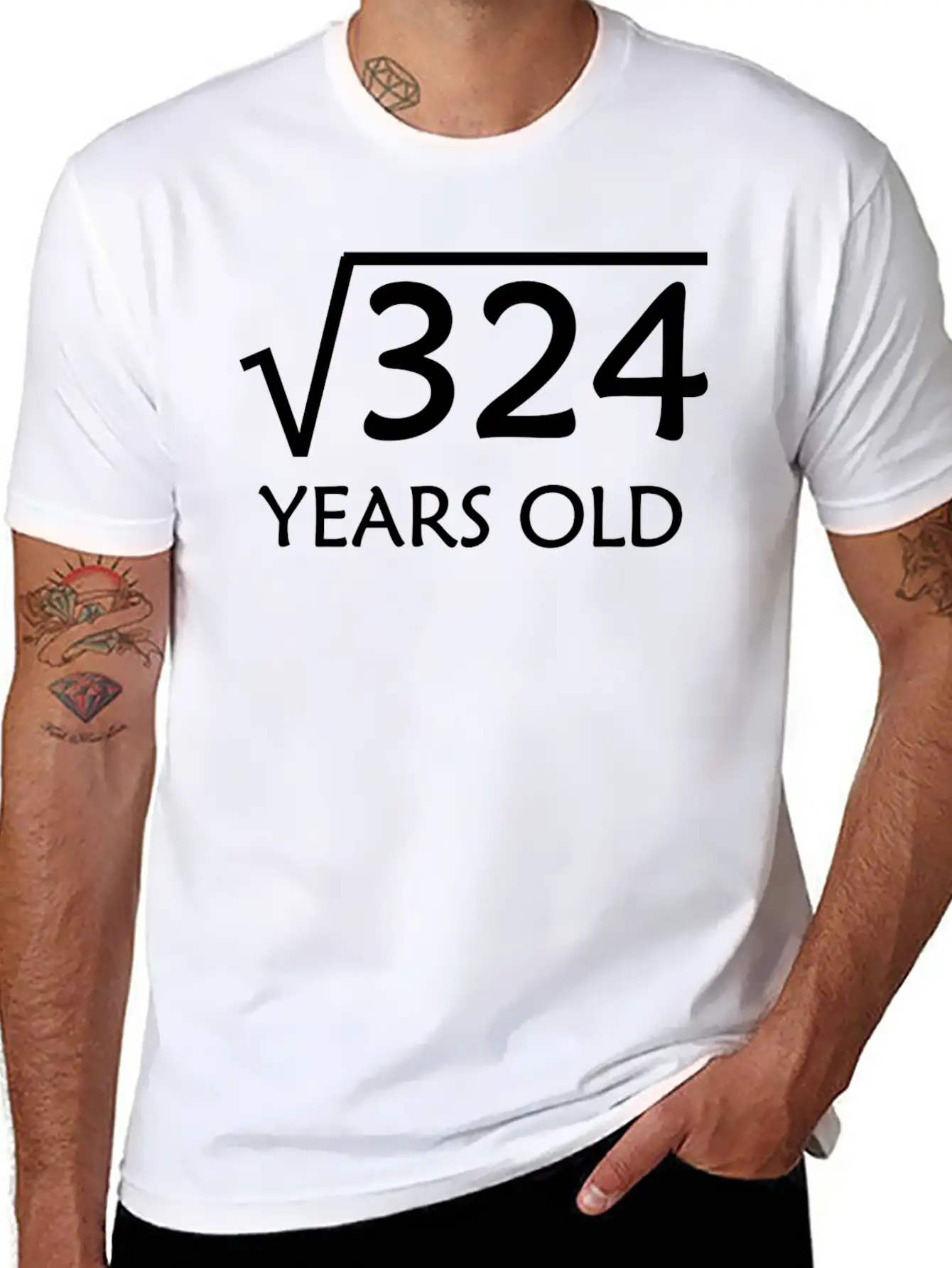 18Th Birthday Shirt Square Root Of 324 - 18 Years Soft Cotton Short Sleeve Tee – Unisex Wardrobe Staple