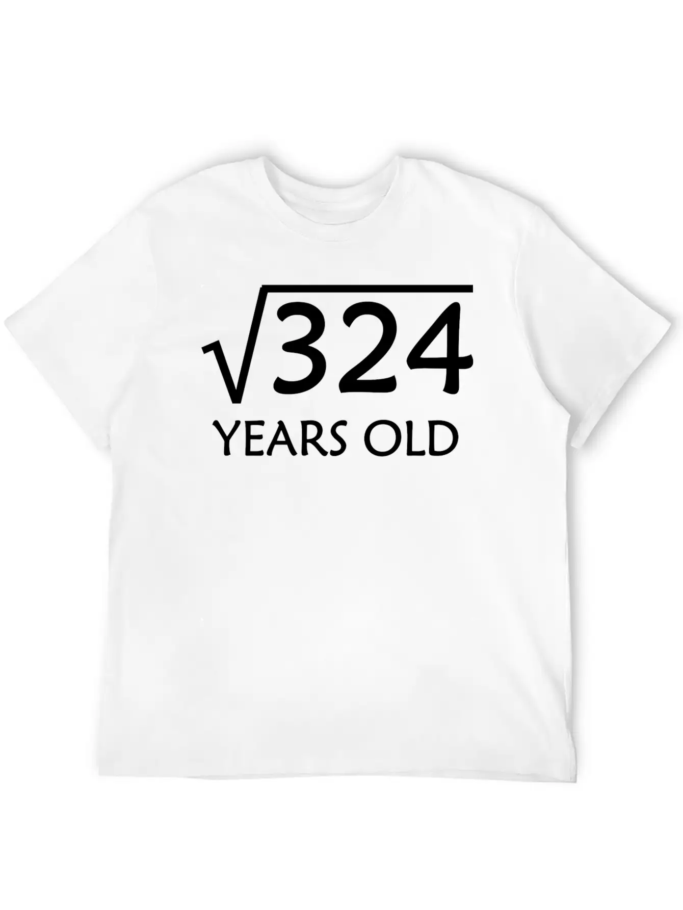 18Th Birthday Shirt Square Root Of 324 - 18 Years Soft Cotton Short Sleeve Tee – Unisex Wardrobe Staple