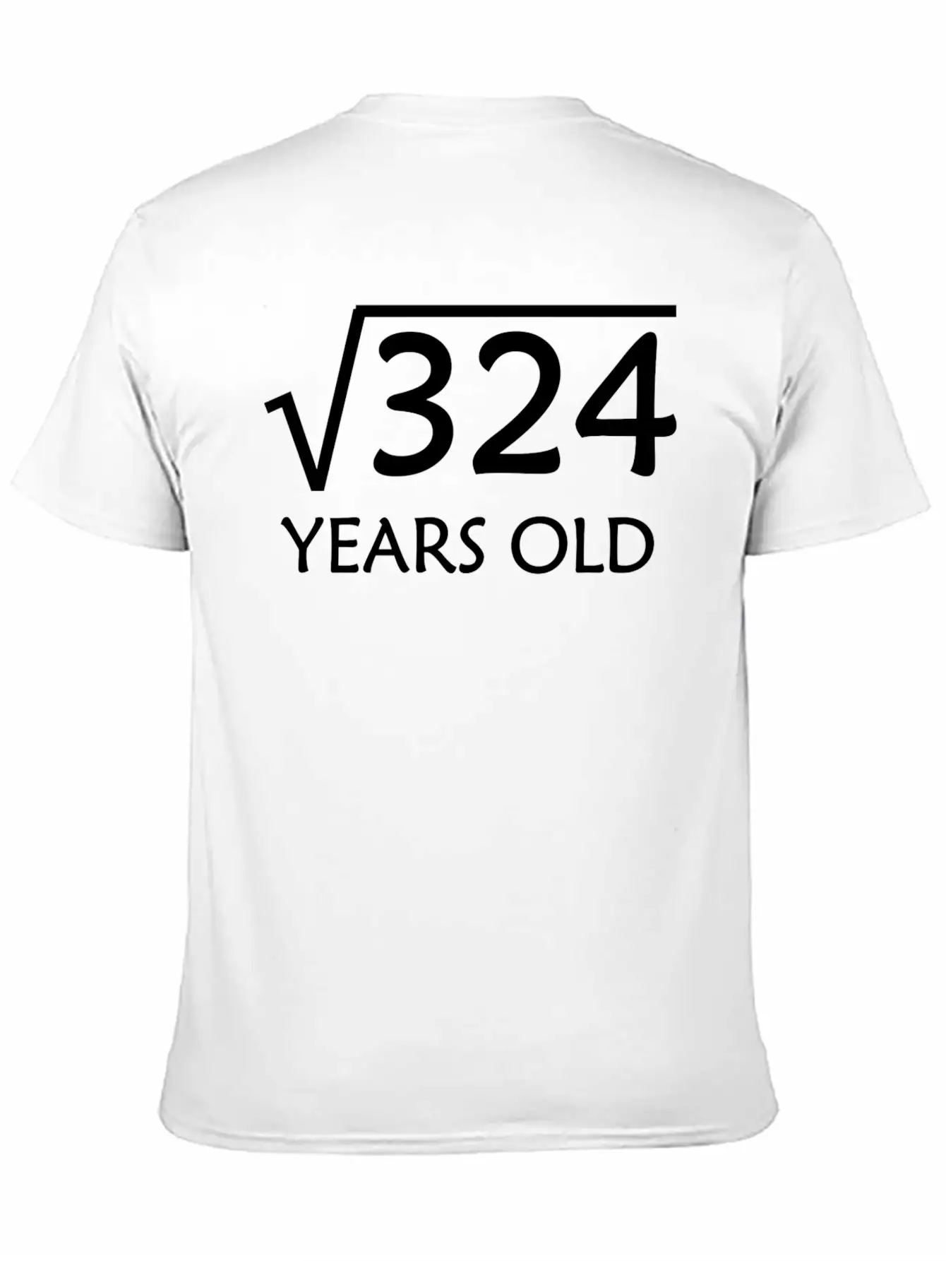 18Th Birthday Shirt Square Root Of 324 - 18 Years Soft Cotton Short Sleeve Tee – Unisex Wardrobe Staple