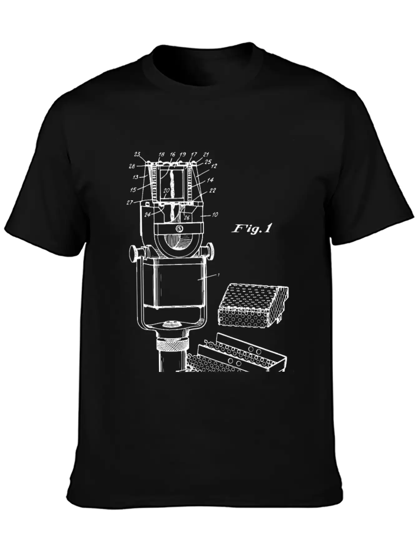 1938 Ribbon Microphone Invention Patent Blueprint Classic Cotton Tee – Unisex Comfort For Any Season