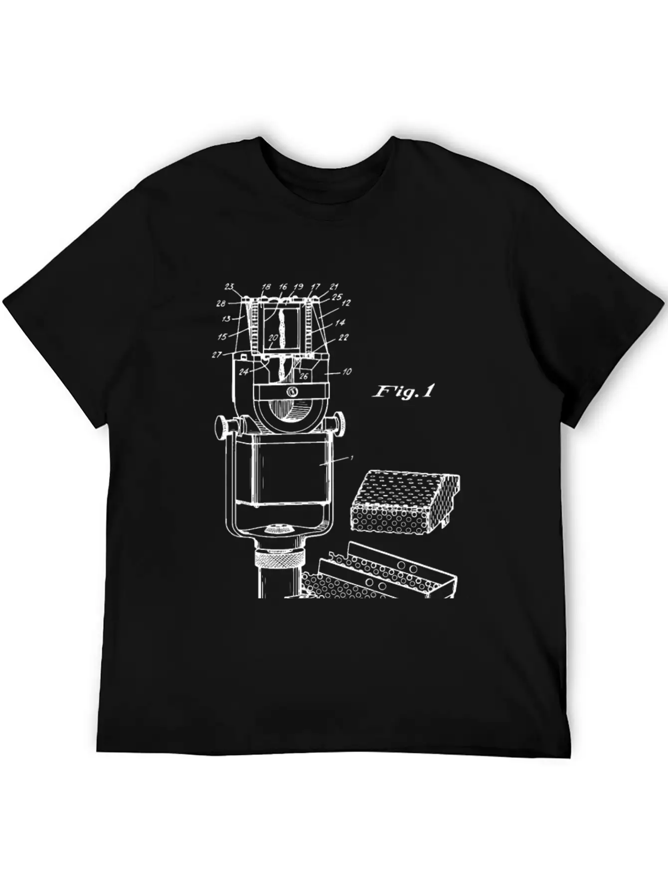 1938 Ribbon Microphone Invention Patent Blueprint Classic Cotton Tee – Unisex Comfort For Any Season
