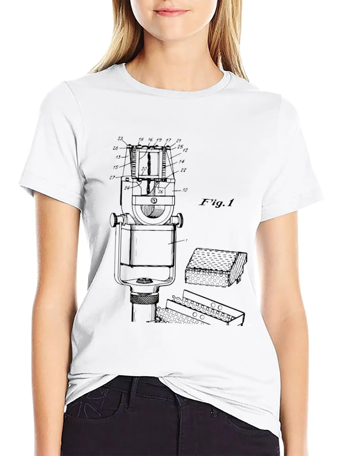 1938 Ribbon Microphone Invention Patent Blueprint Classic Cotton Tee – Unisex Comfort For Any Season