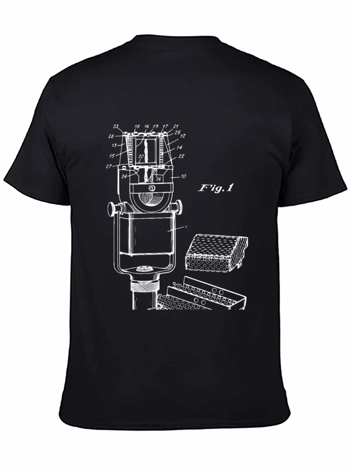 1938 Ribbon Microphone Invention Patent Blueprint Classic Cotton Tee – Unisex Comfort For Any Season