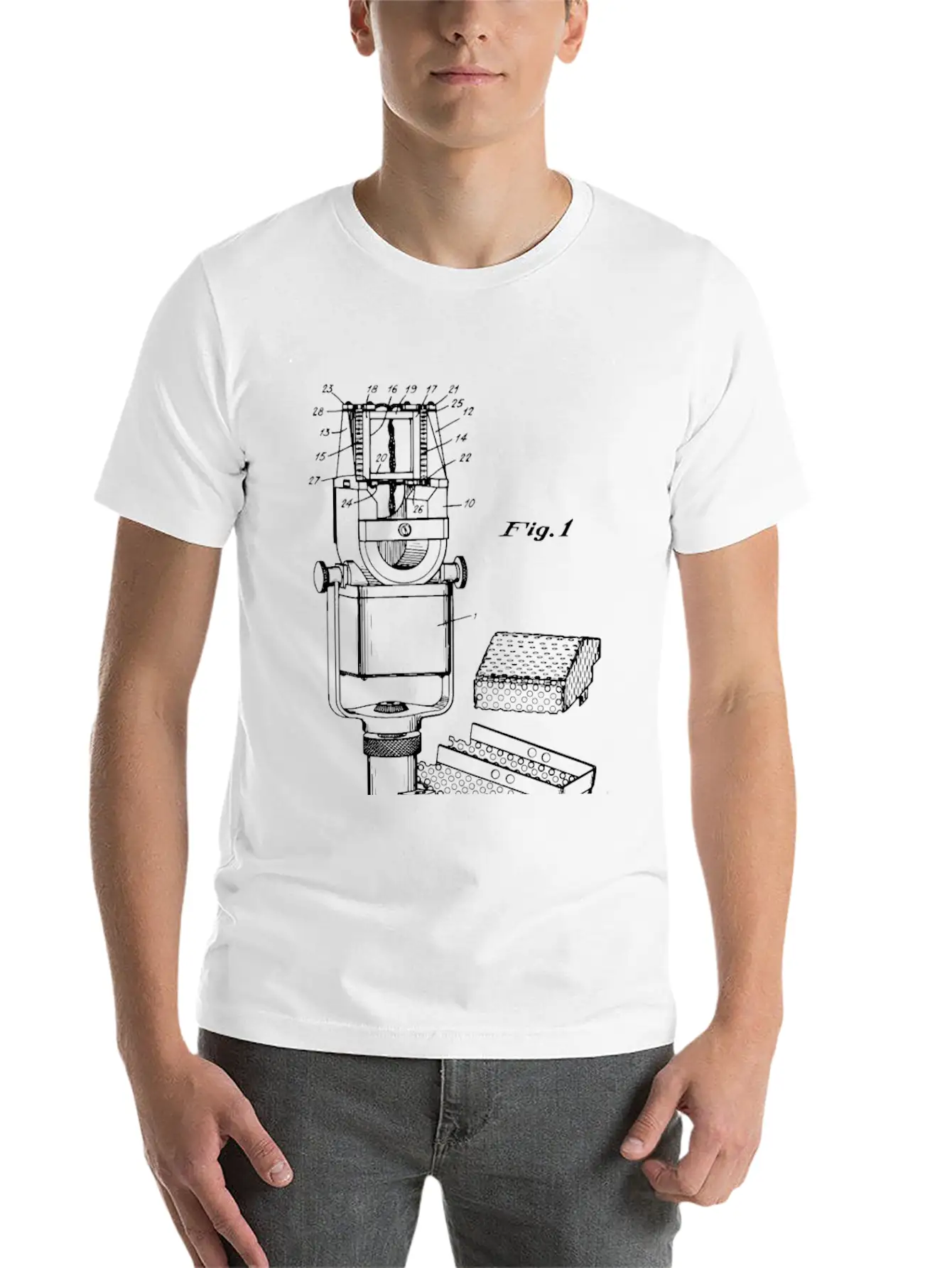 1938 Ribbon Microphone Invention Patent Blueprint Classic Cotton Tee – Unisex Comfort For Any Season