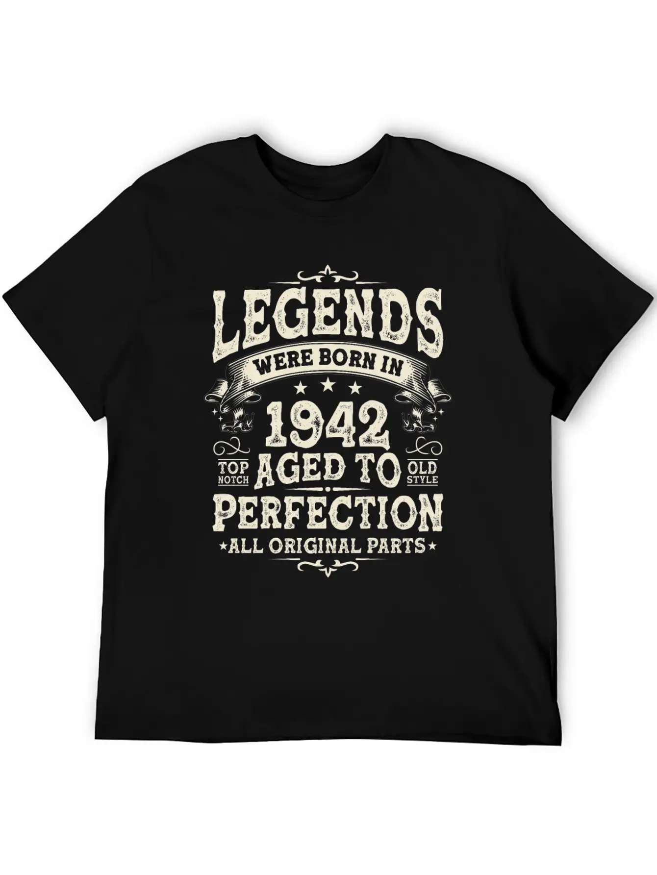 1942 Legends: 81-82 Years Lightweight Cotton T-Shirt – Daily Comfort Graphic Shirt