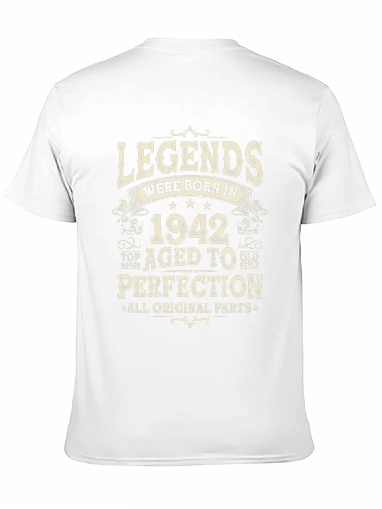 1942 Legends: 81-82 Years Lightweight Cotton T-Shirt – Daily Comfort Graphic Shirt