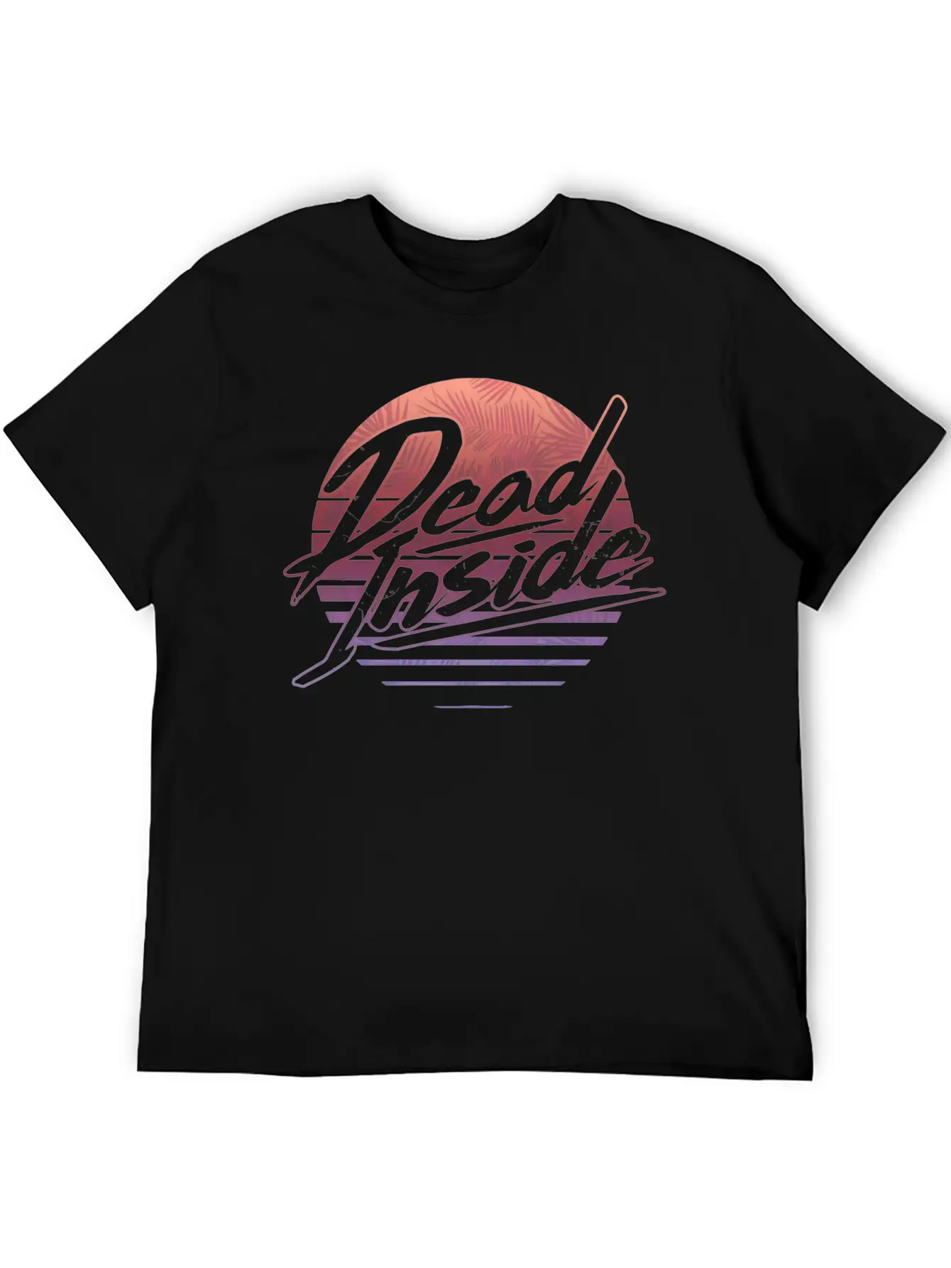 1980 Sad Floral Sunset - Aesthetic Vaporwave Unisex Cotton Tee – Relaxed Fit For Any Occasion