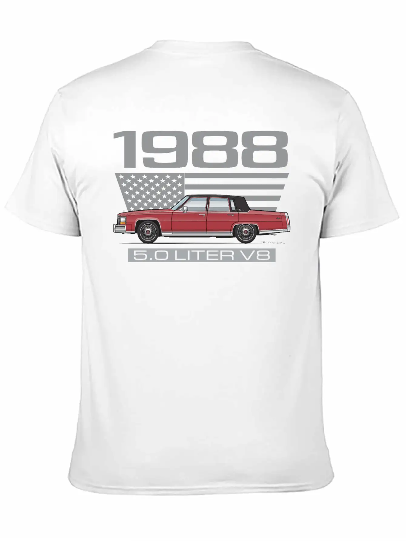 1988 Autumn Maple Breathable Soft Cotton T-Shirt – Timeless Casual Look