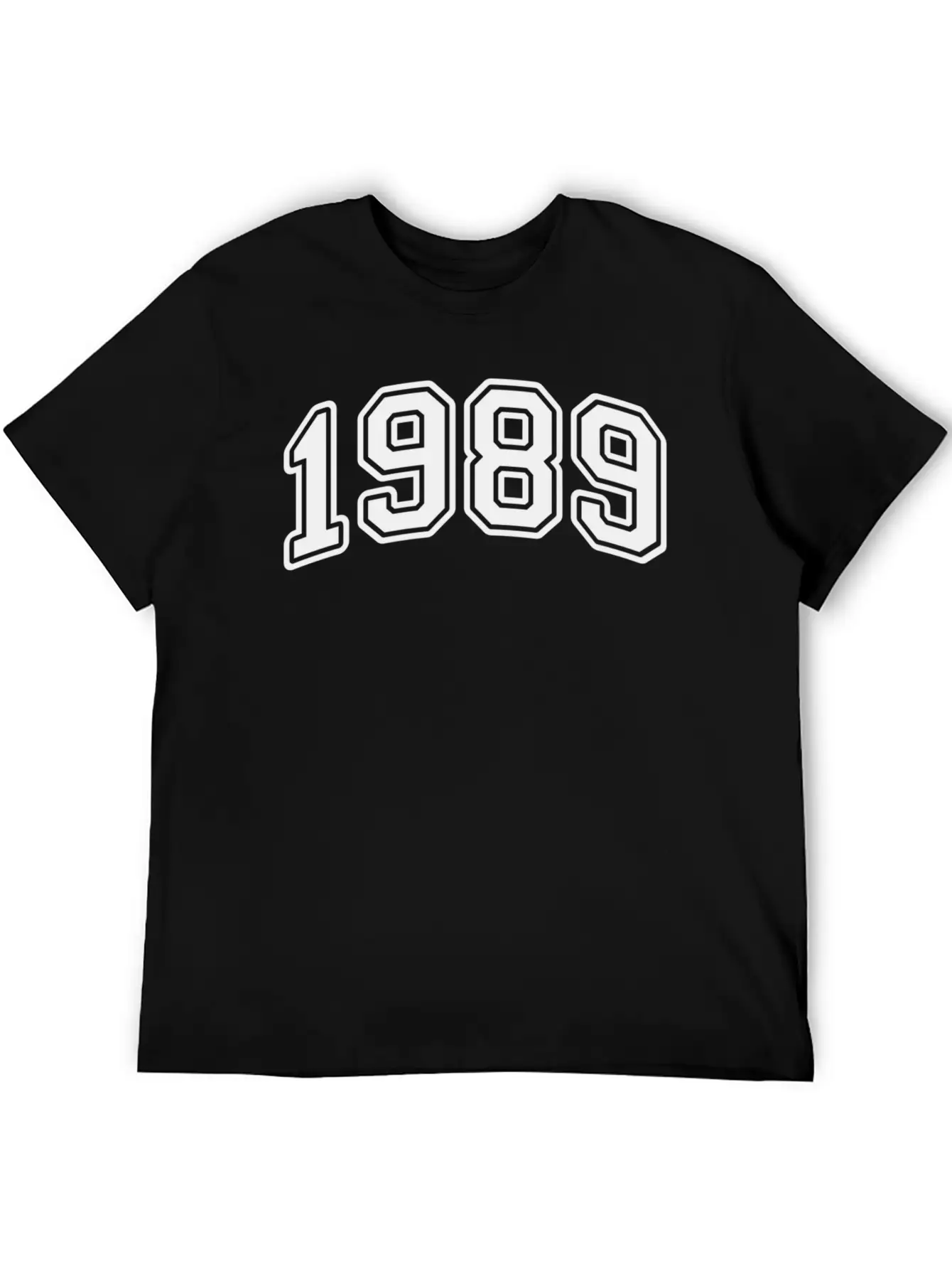 1989 Birth Year Style Classic Crew Neck Graphic Tee – Everyday Minimal Look