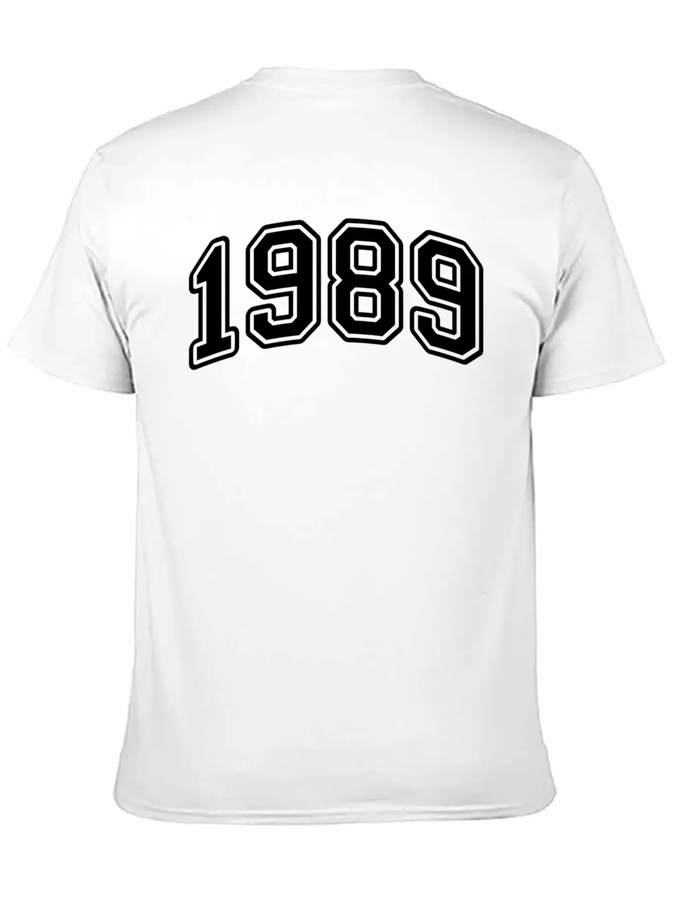 1989 Birth Year Style Classic Crew Neck Graphic Tee – Everyday Minimal Look